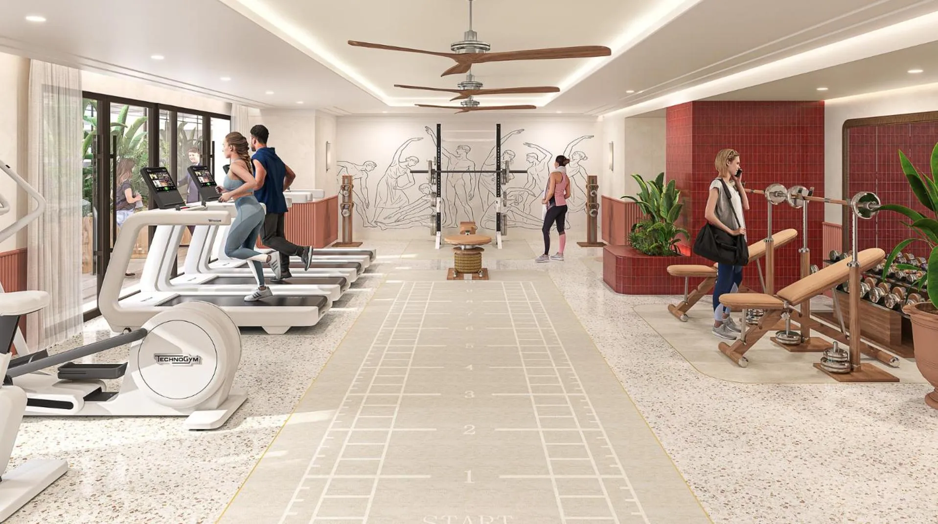 Fitness centre/facilities in Hyatt Regency Nice Palais de la Méditerranée