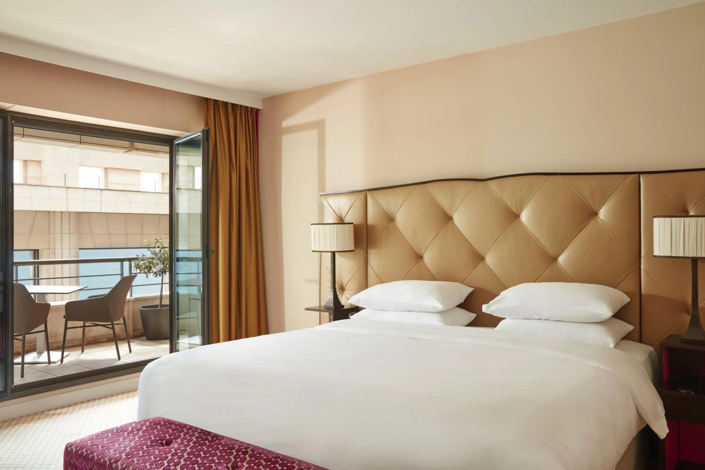 Photo of the whole room, Bed in Hyatt Regency Nice Palais de la Méditerranée