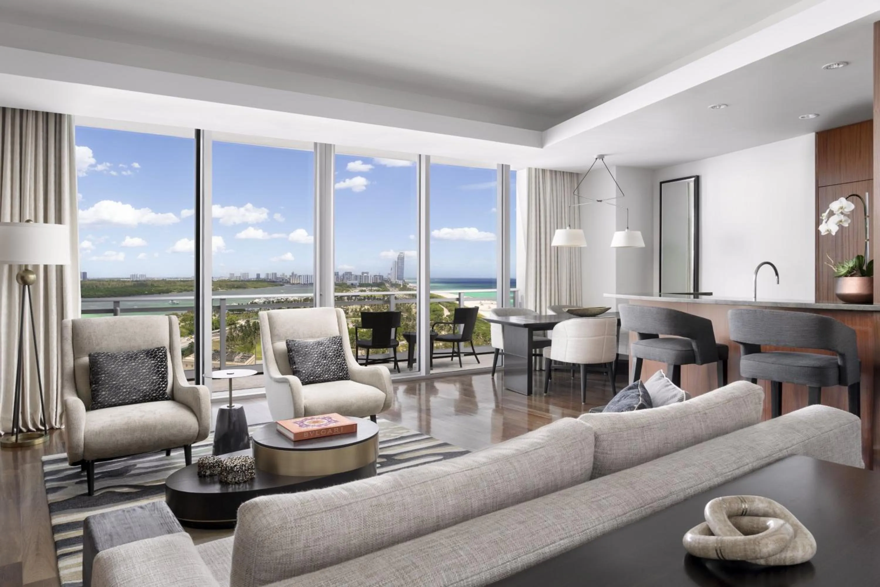 Living room in The Ritz-Carlton Bal Harbour, Miami