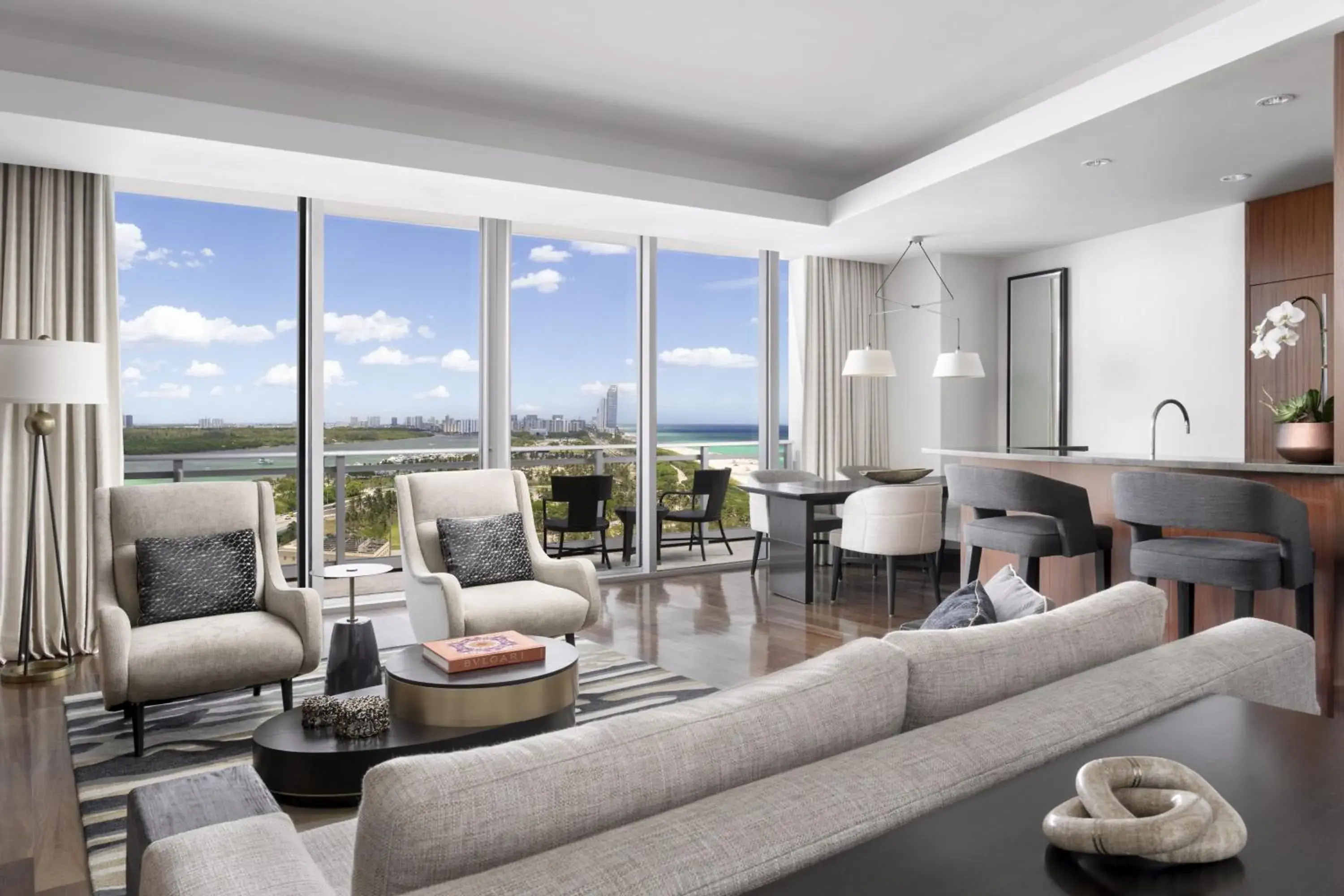 Coastline View 2 Bedroom Suite, Bedroom 1: 1 King, Bedroom 2: 2 Queen in The Ritz-Carlton Bal Harbour, Miami Coastline View 2 Bedroom Suite, Bedroom 1: 1 King, Bedroom 2: 2 Queen in The Ritz-Carlton Bal Harbour, Miami