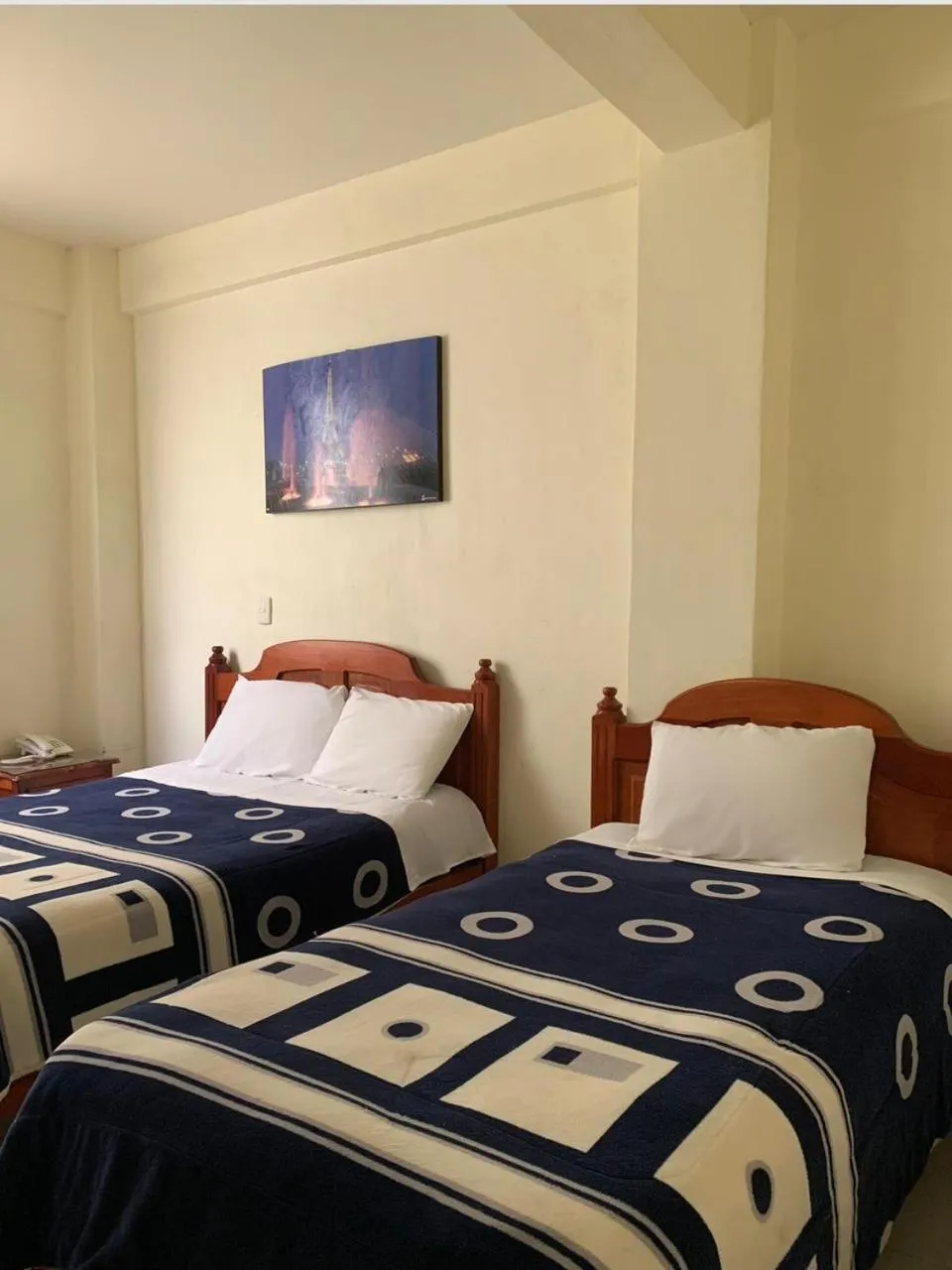 Bed in Hotel Renacimiento