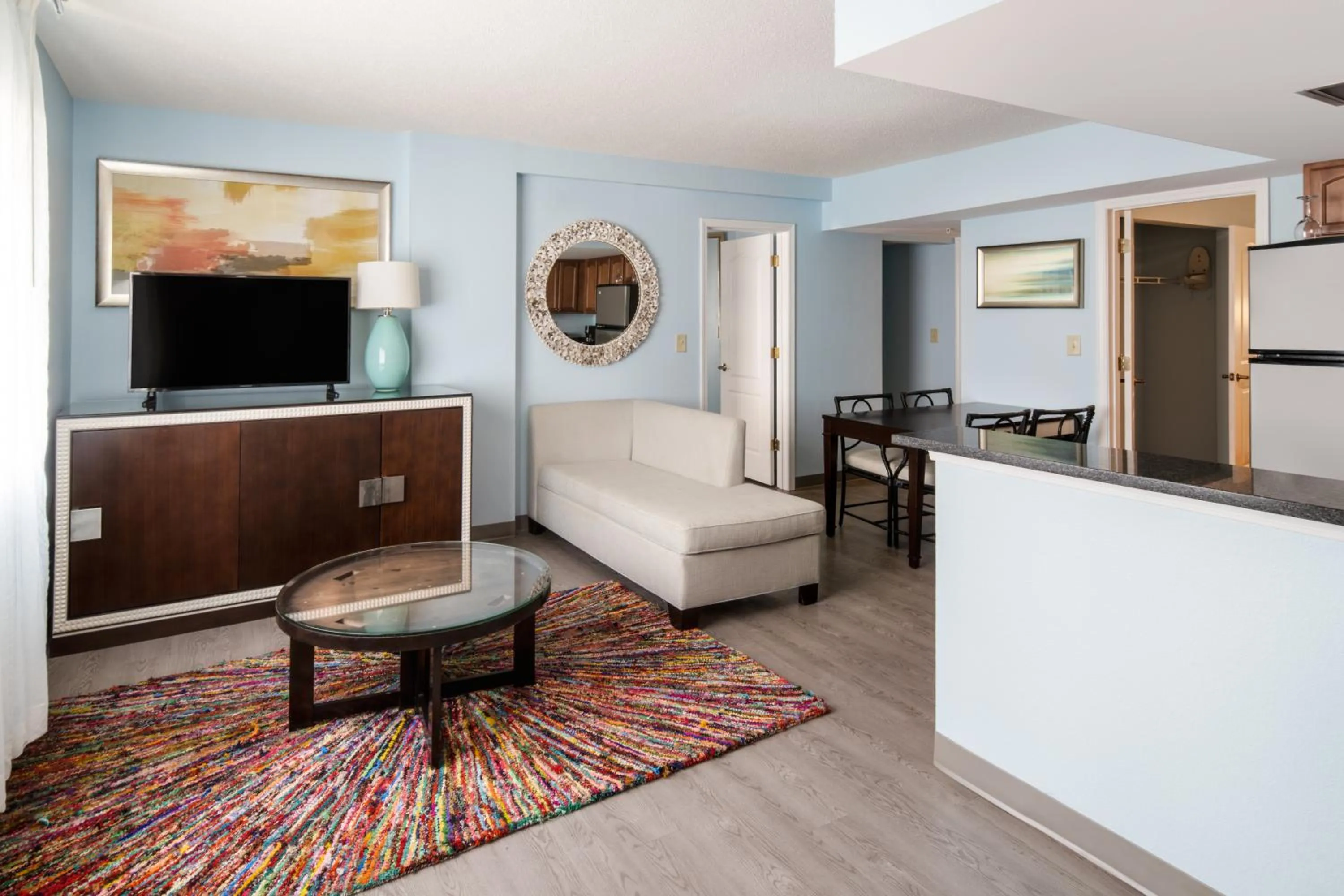 Living room in Palette Resort Myrtle Beach