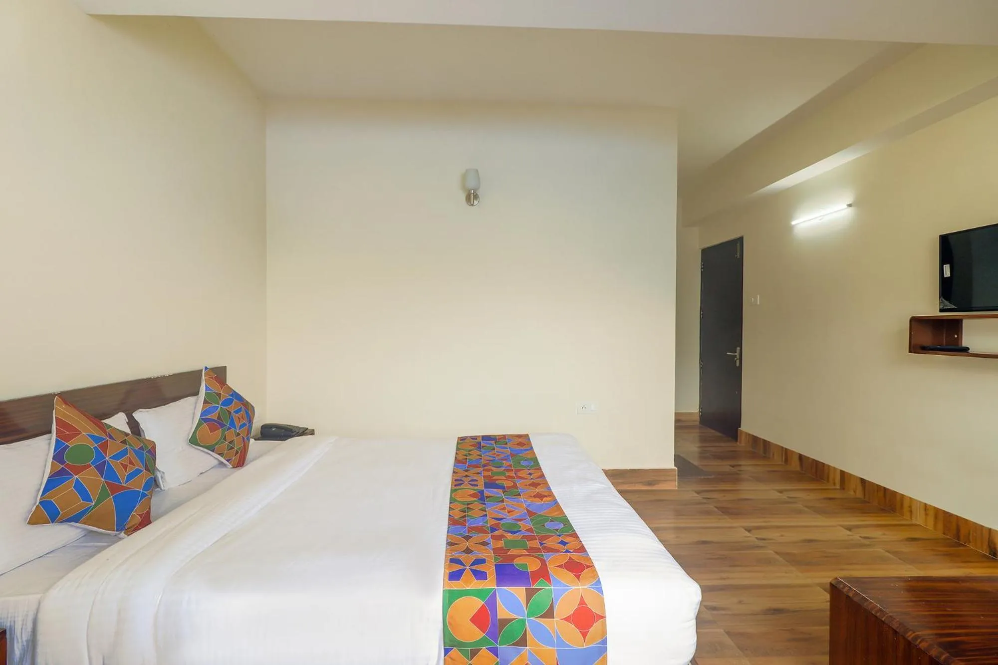 Bed in FabHotel Kutighar Regency