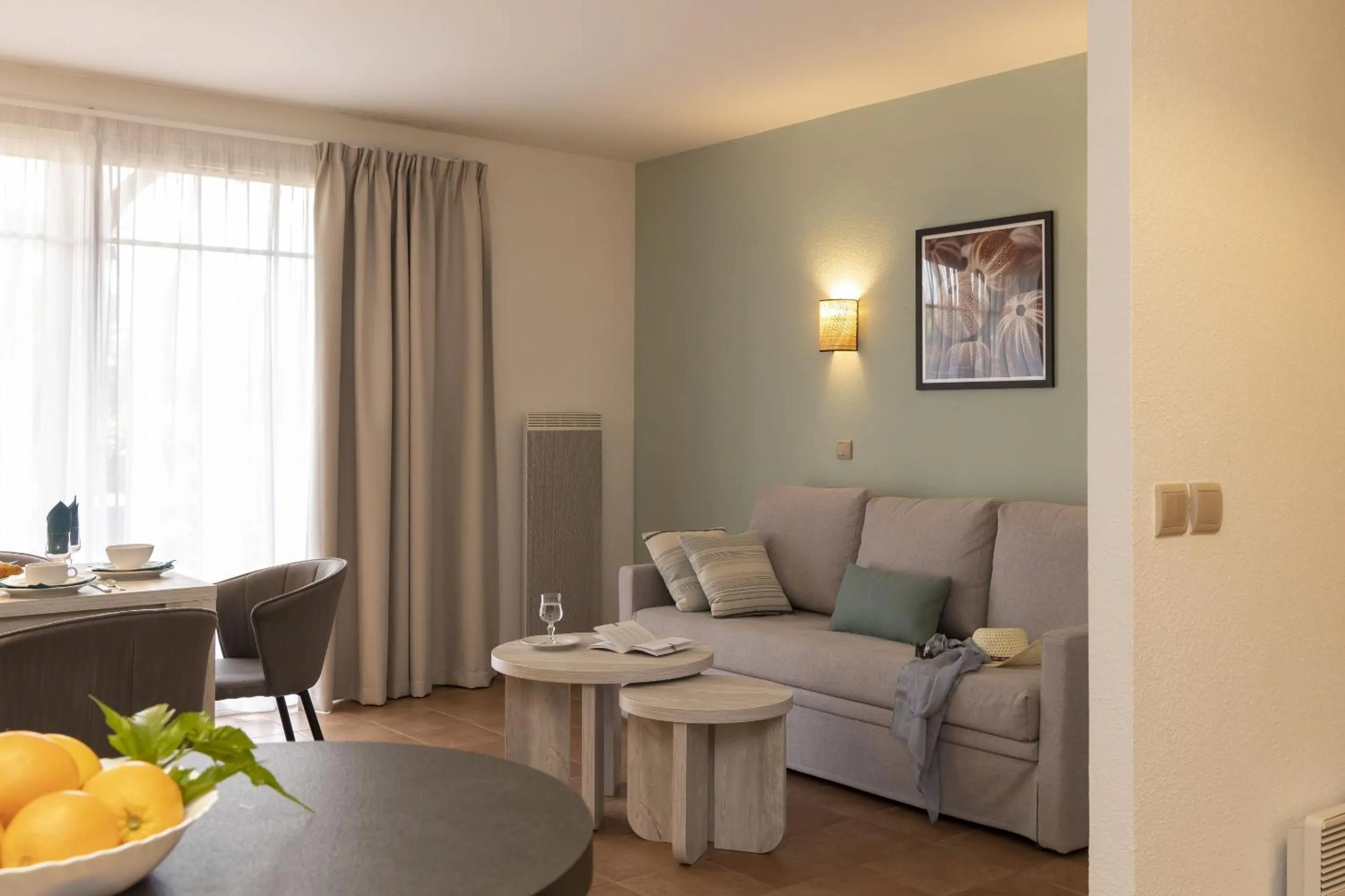 Seating area in Résidence Odalys Les Greens du Bassin