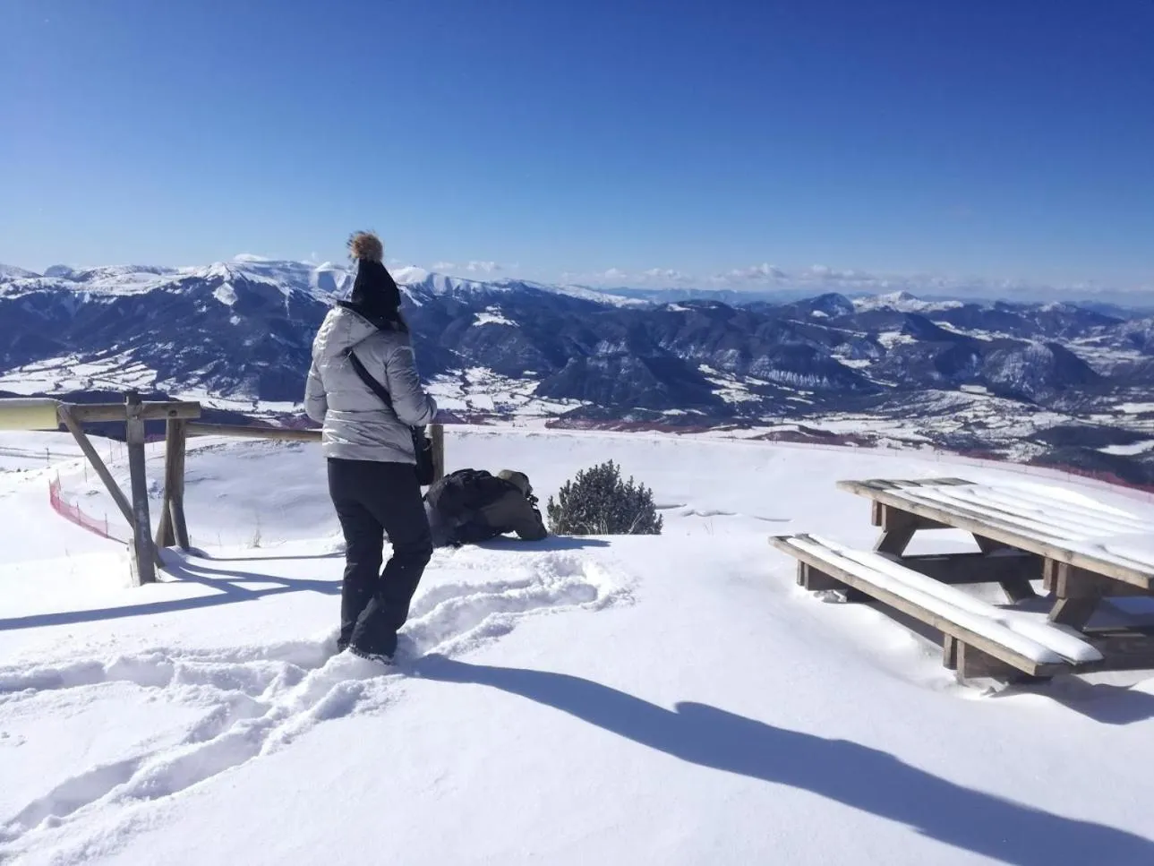 Winter in Domaine de l'Adoux