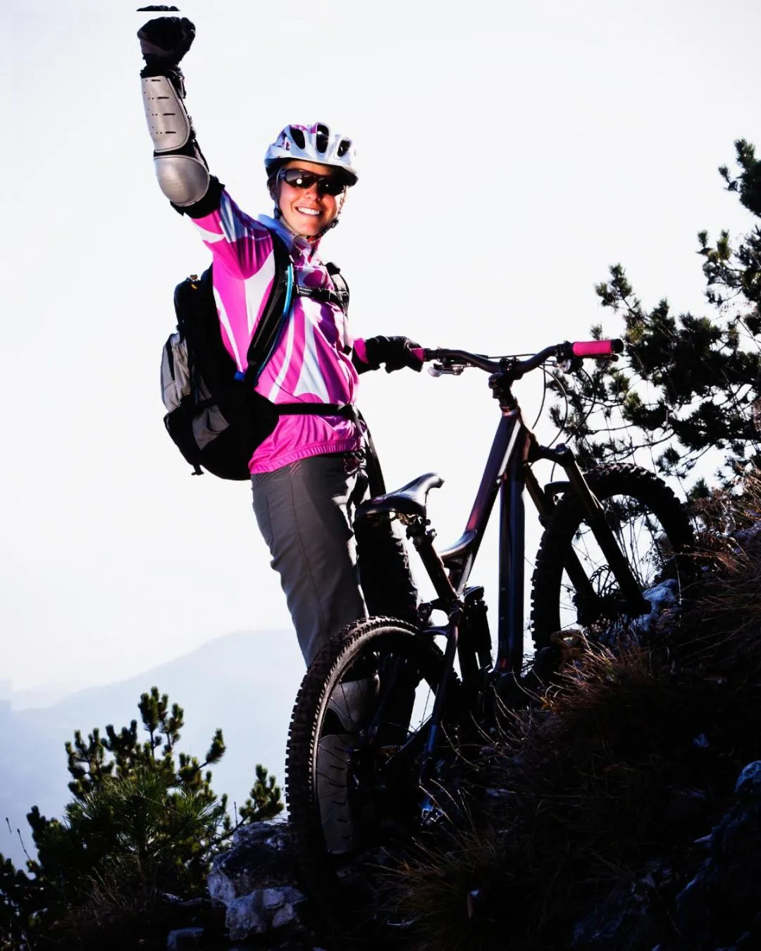 Cycling in Domaine de l'Adoux