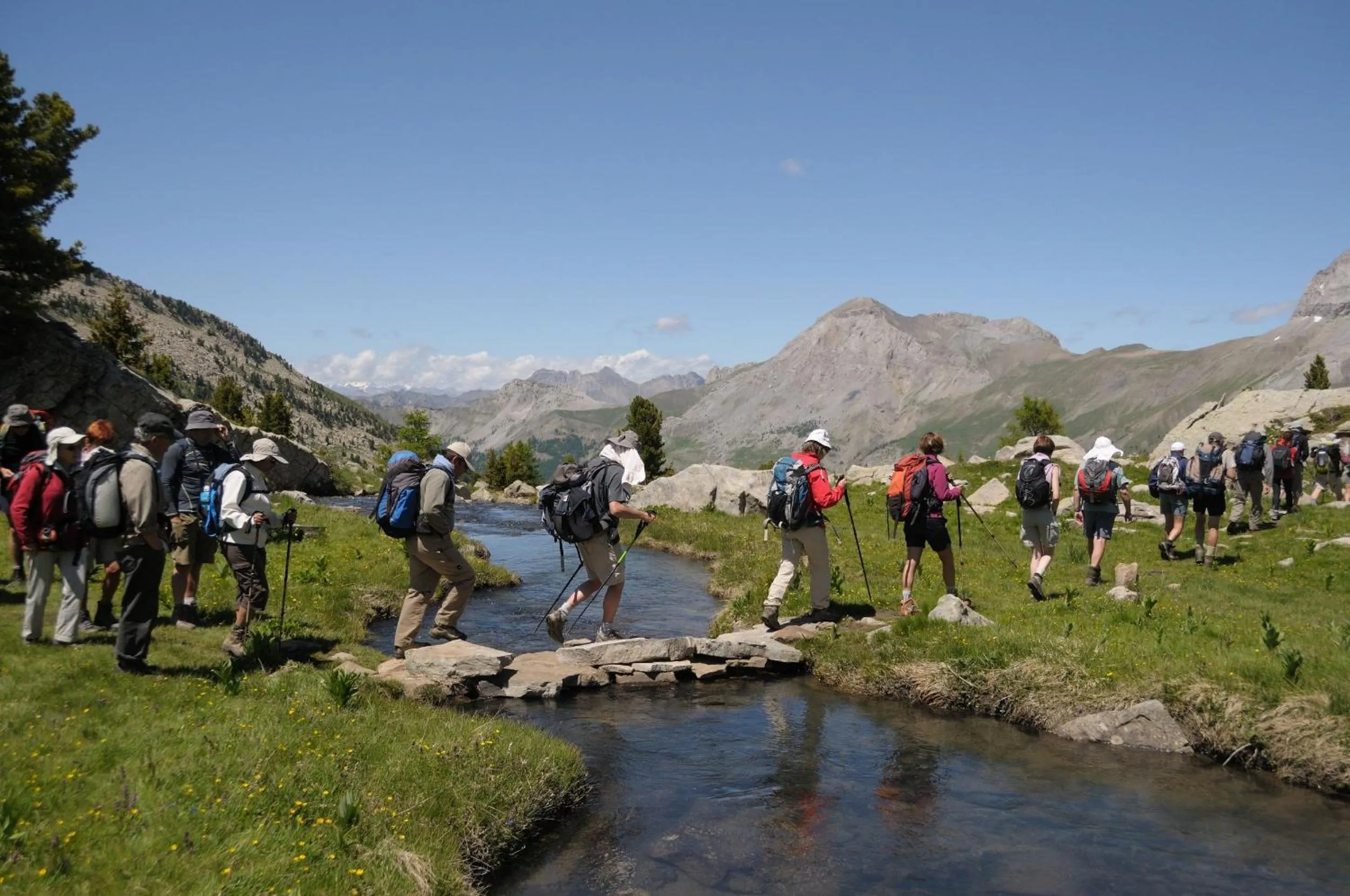 Hiking in Domaine de l'Adoux