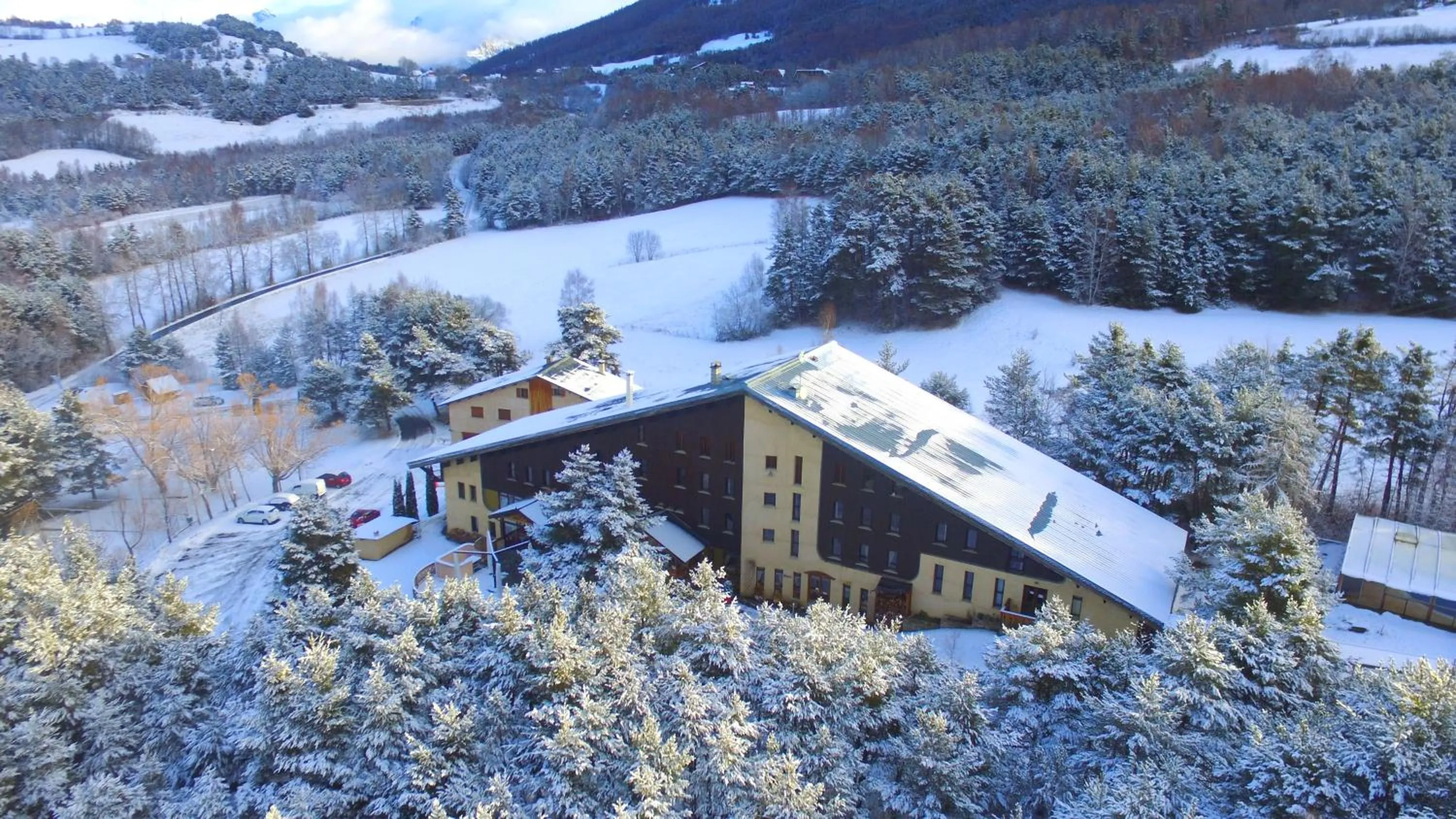 Winter in Domaine de l'Adoux