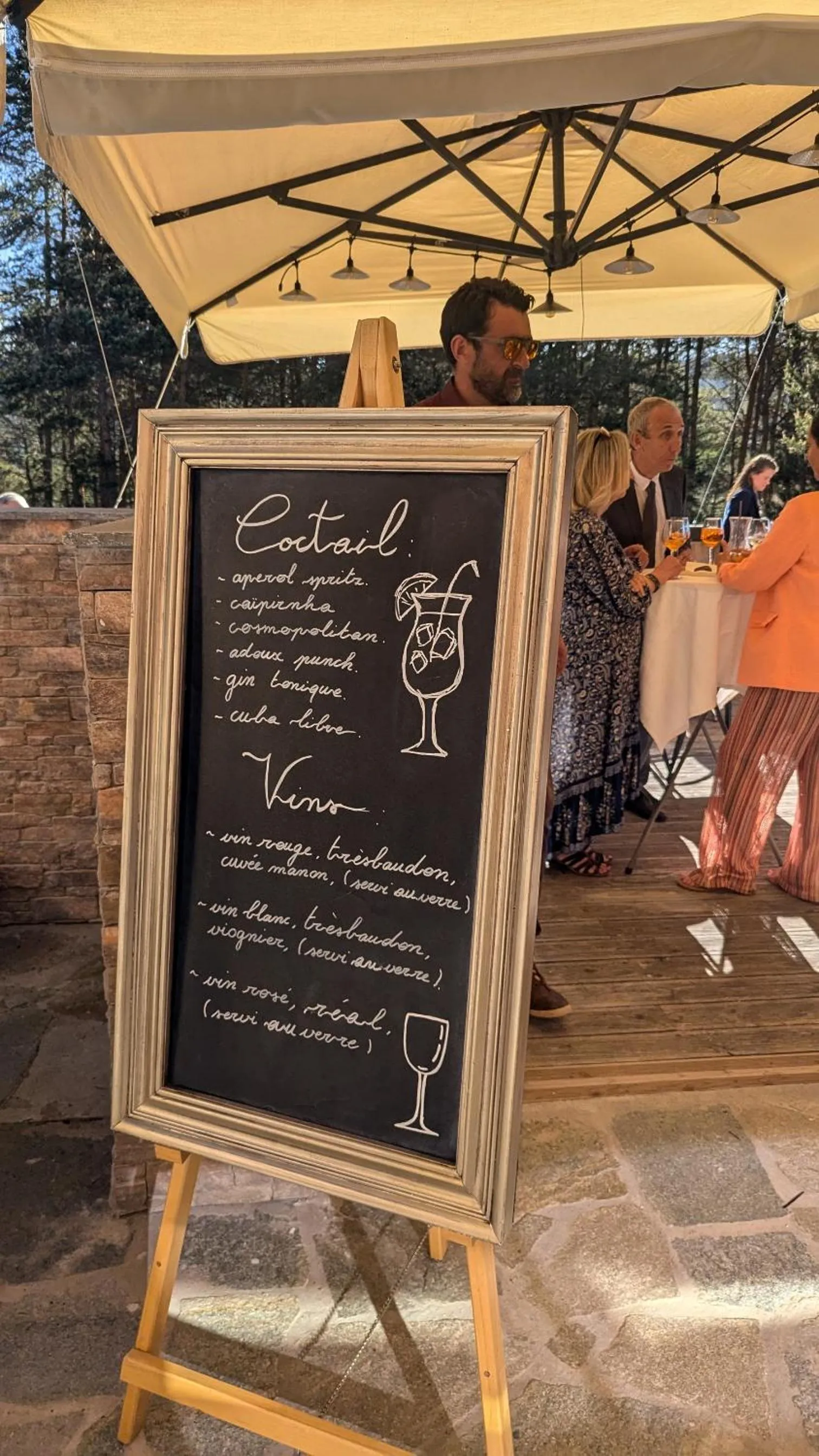 Restaurant/places to eat in Domaine de l'Adoux