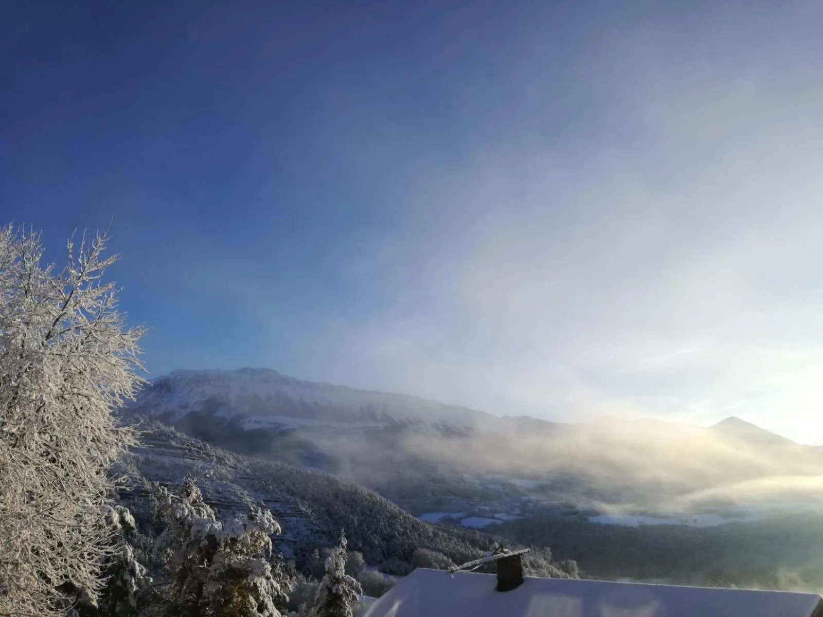 Winter in Domaine de l'Adoux