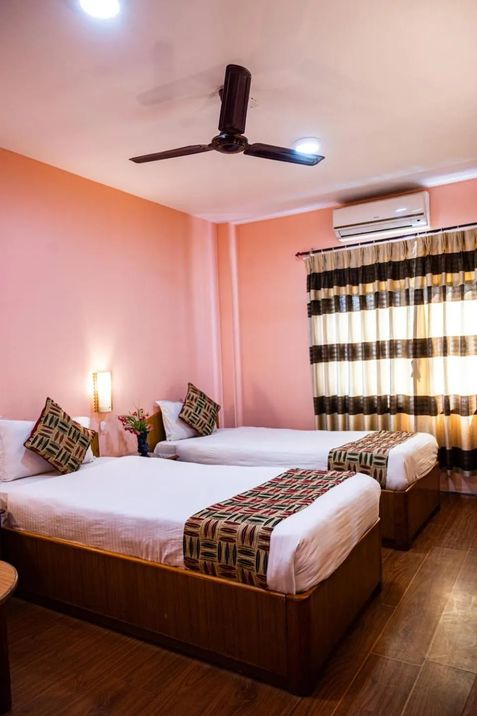 Bed in Kathmandu Prince Hotel