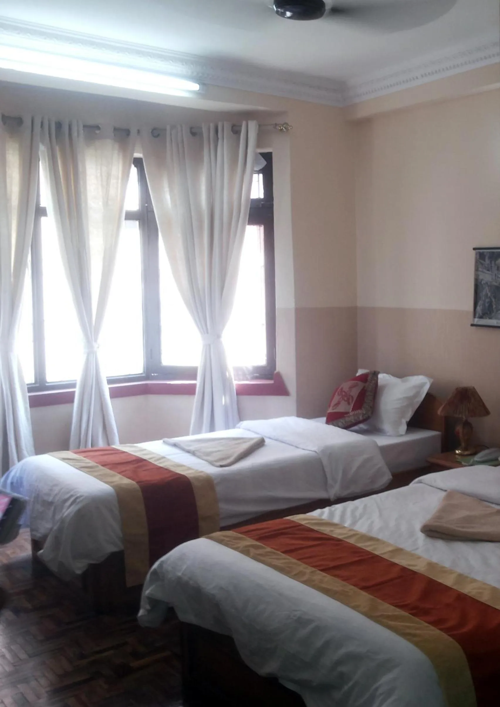 Bed in Kathmandu Peace Guesthouse