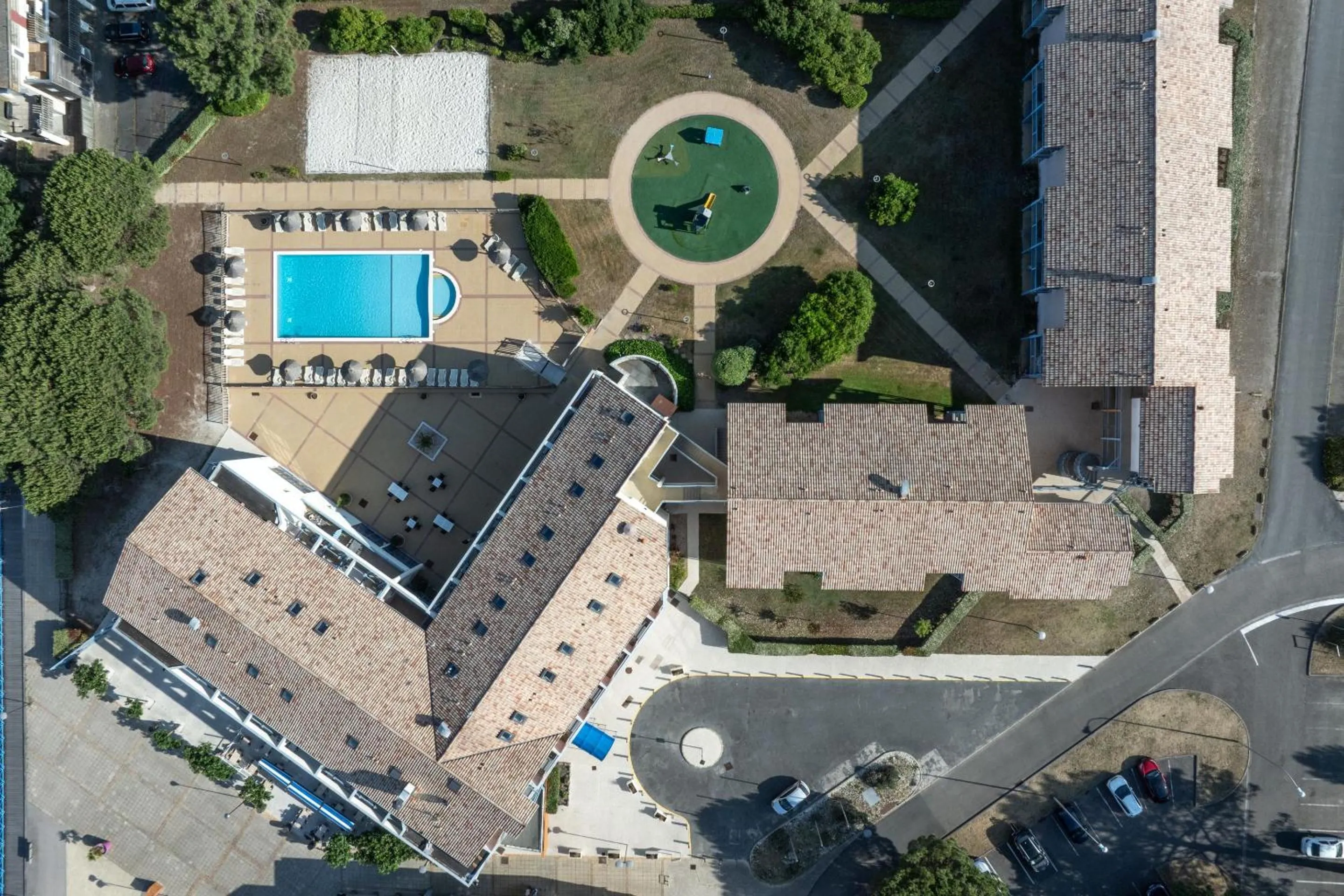 Pool view in Résidence Odalys Du Port