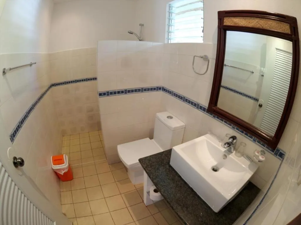 Toilet in Alona Vida Beach Resort