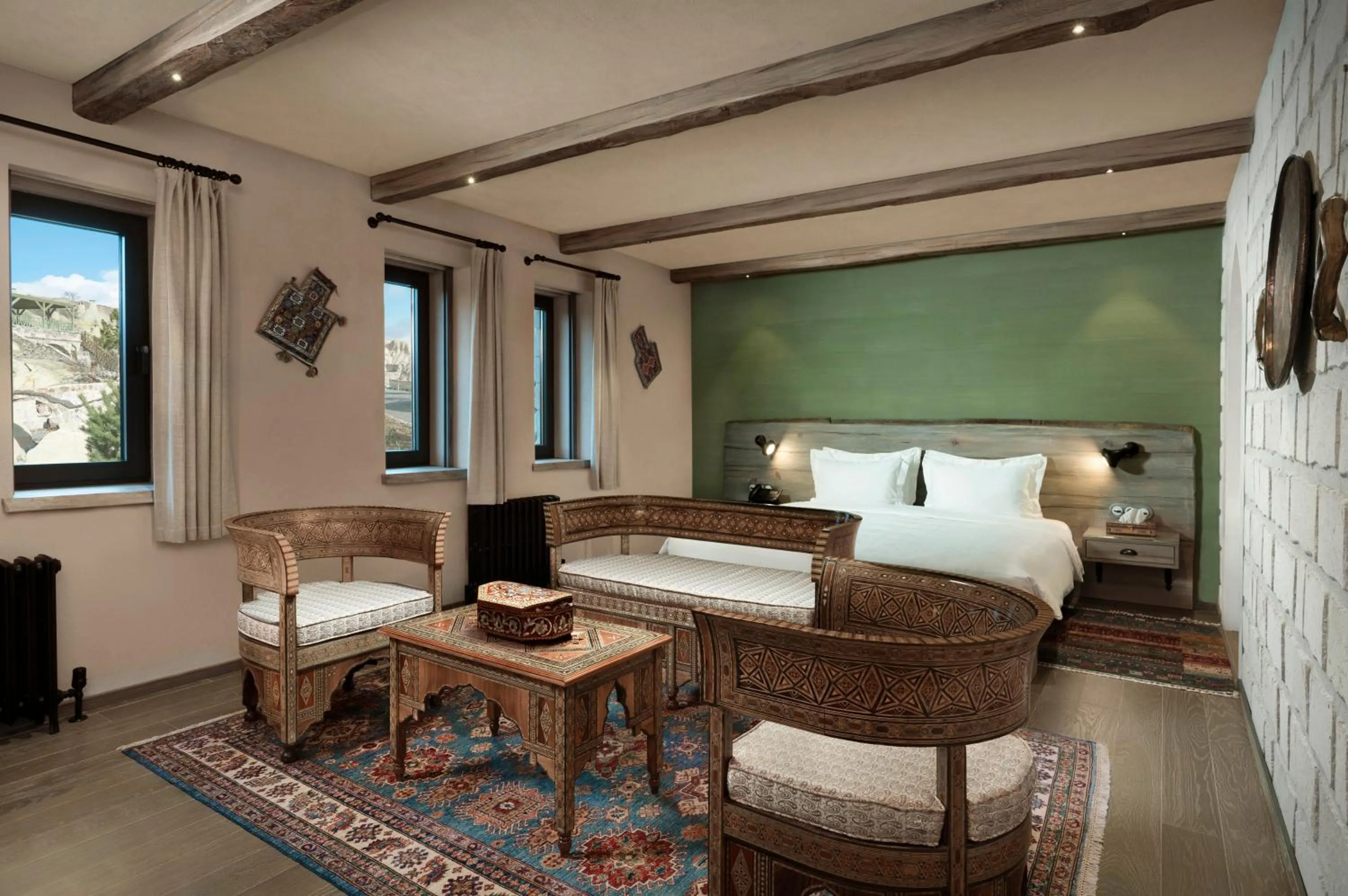 Bed in AJWA Cappadocia - Preferred Hotels Legend Collection