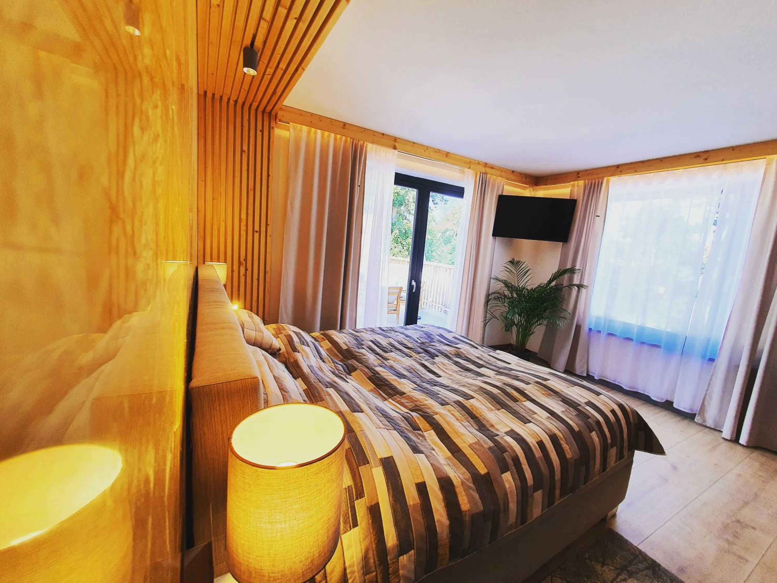 Bedroom, Bed in Sousedi Pavlov