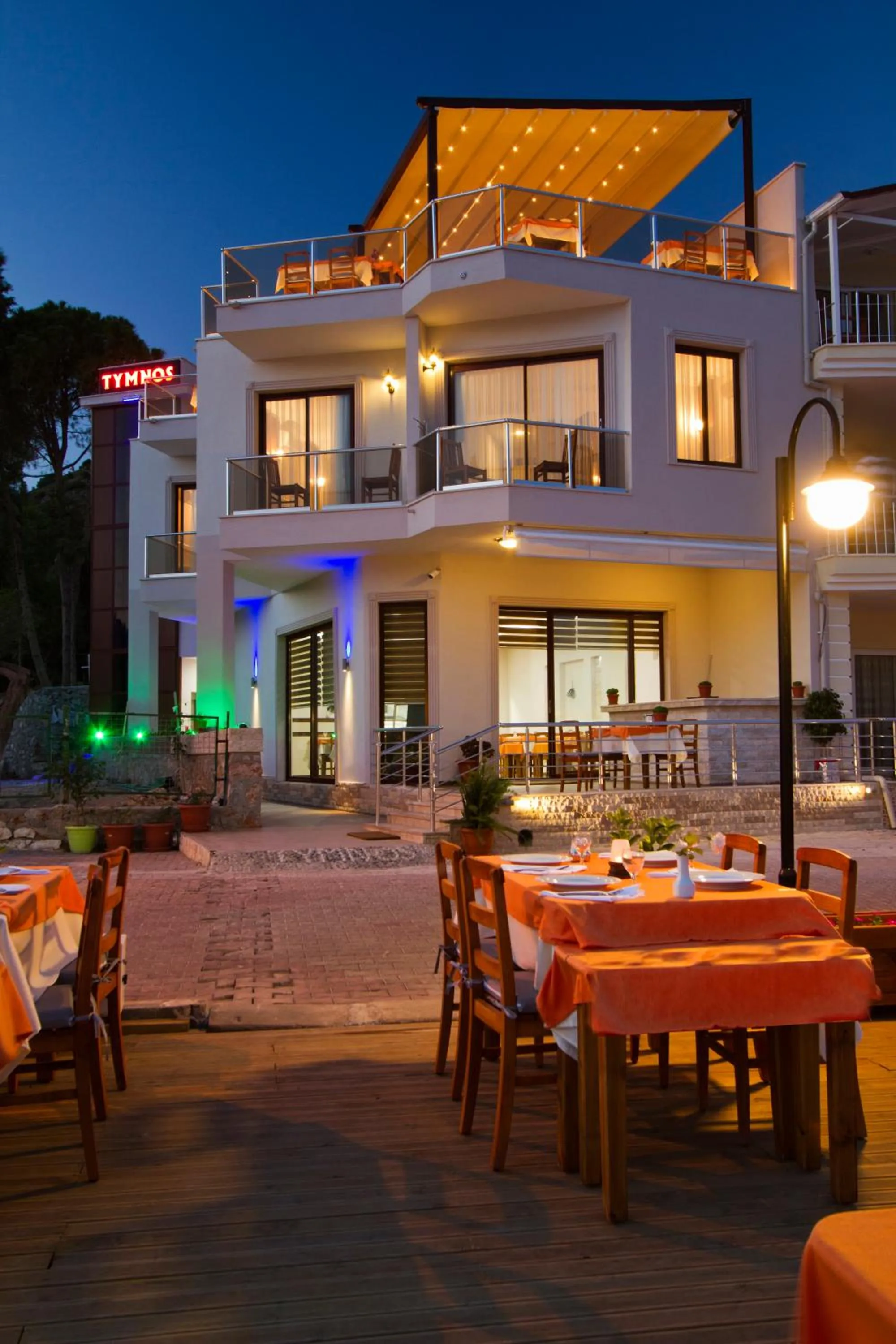 Facade/entrance in Tymnos Hotel