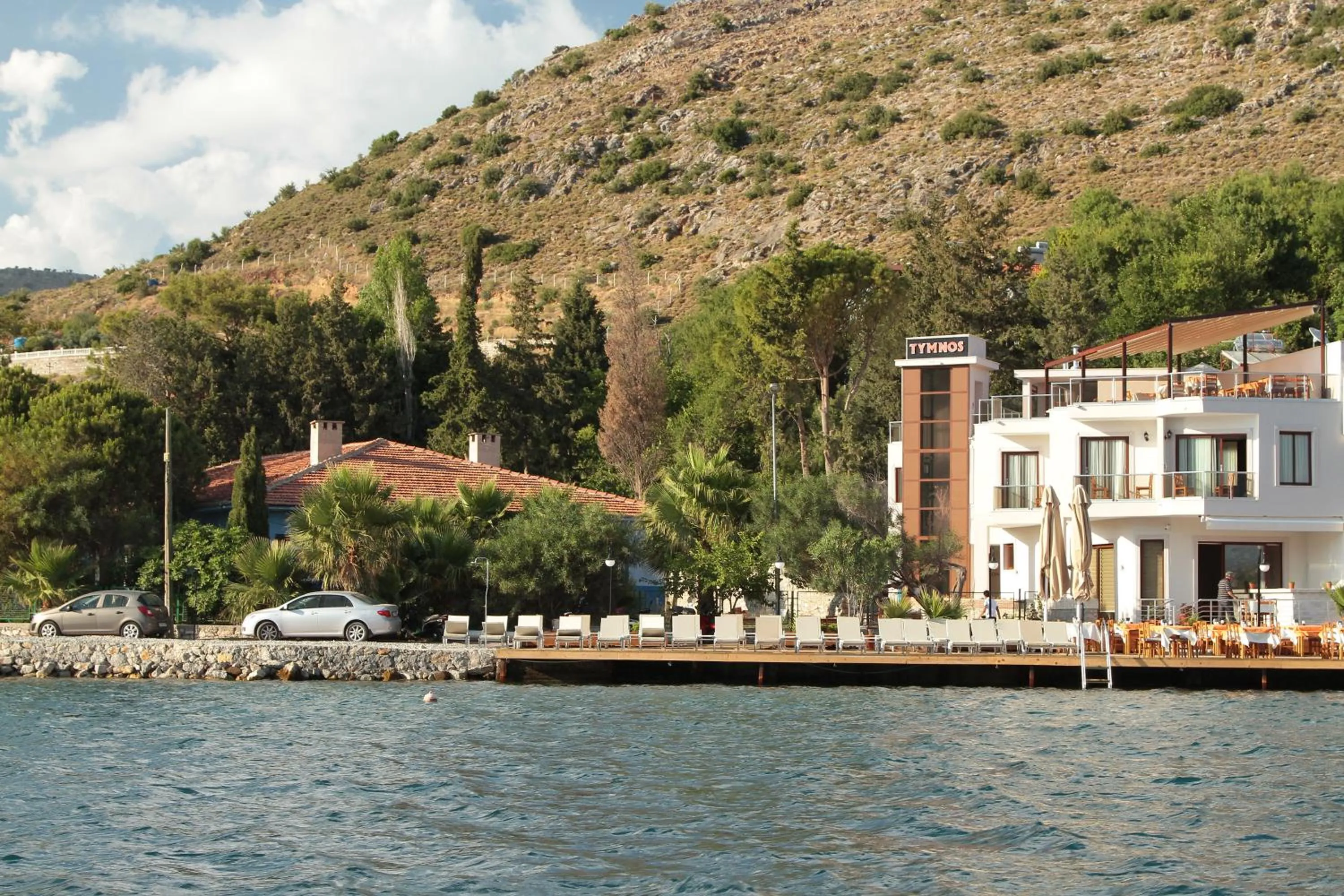 Facade/entrance in Tymnos Hotel