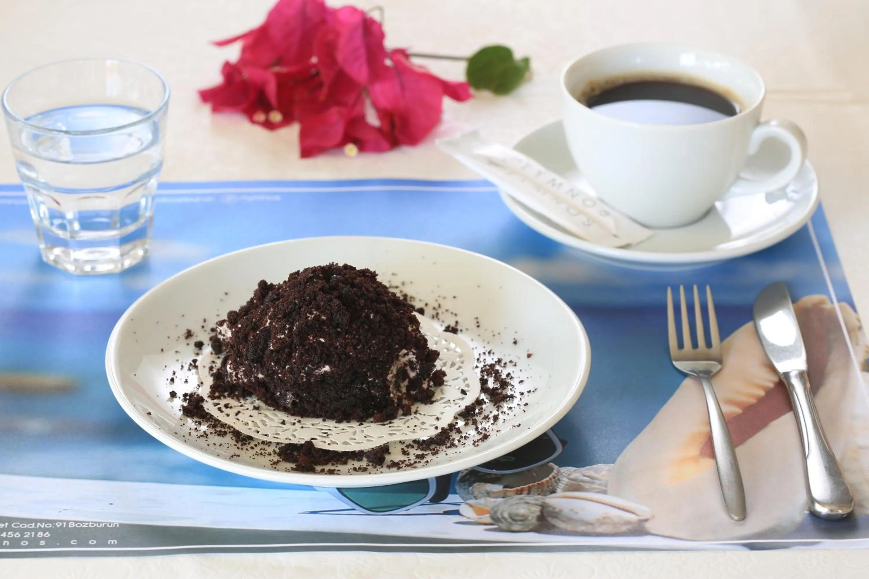 Food close-up in Tymnos Hotel