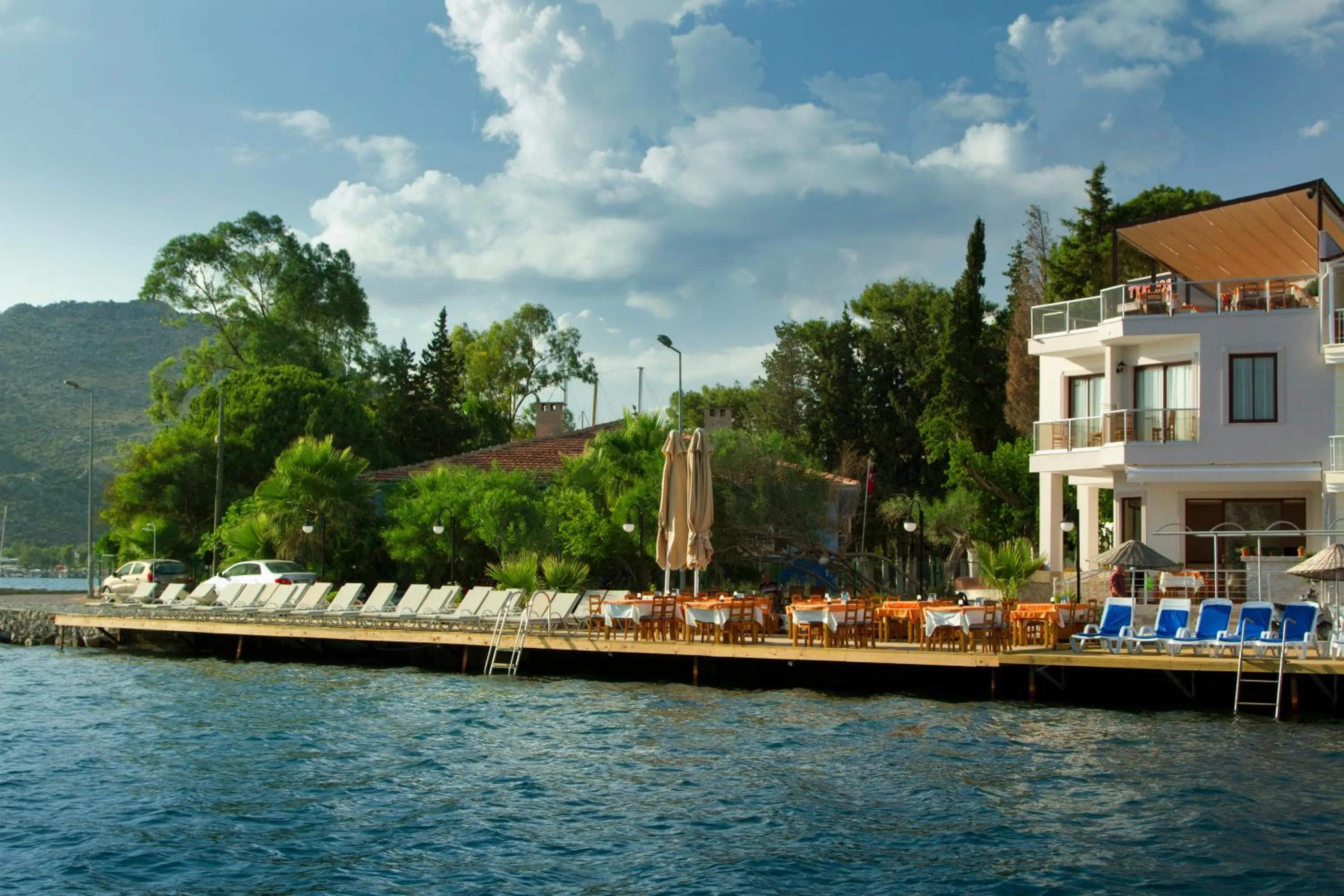 Facade/entrance in Tymnos Hotel