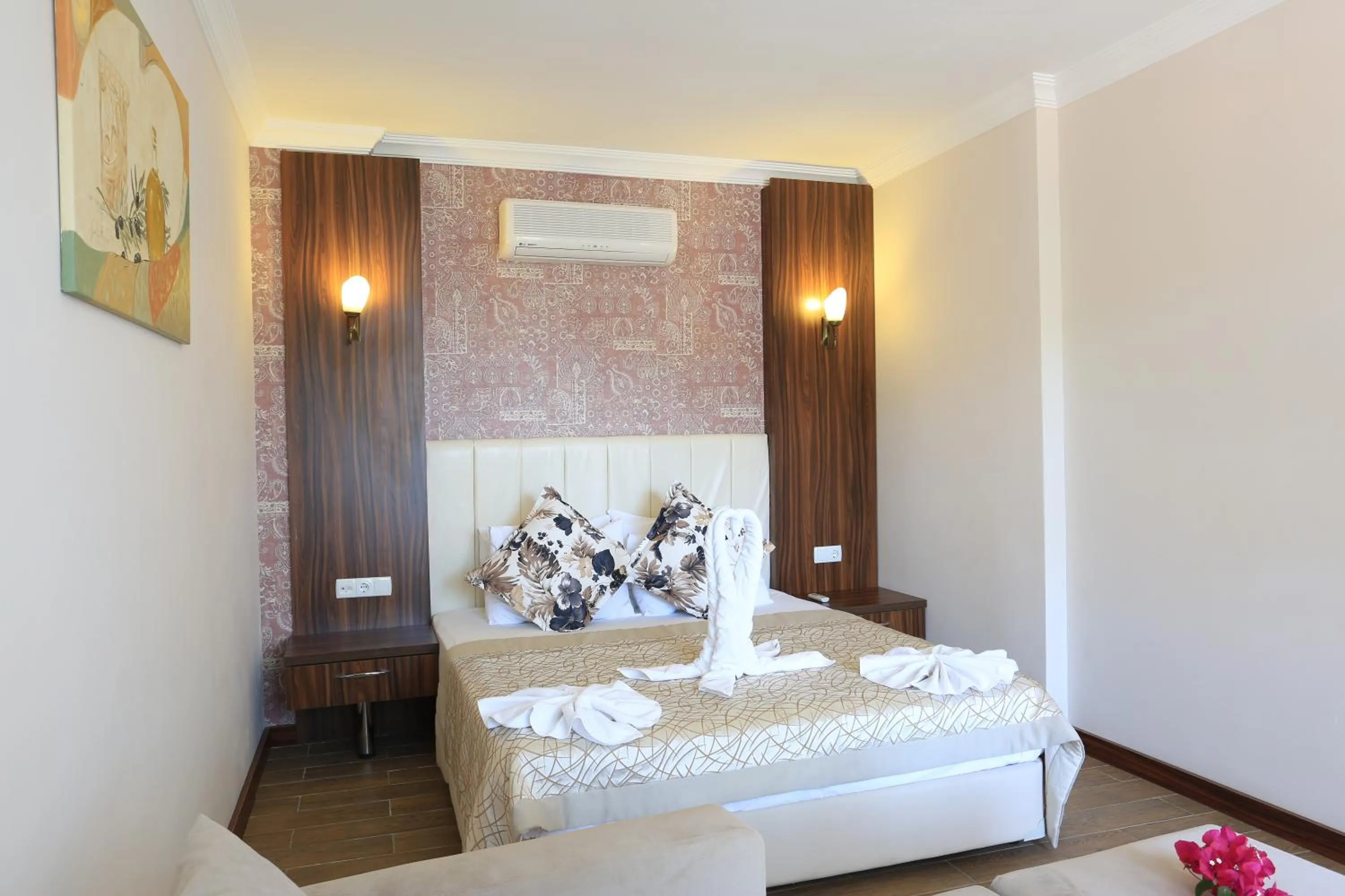 Bedroom in Tymnos Hotel