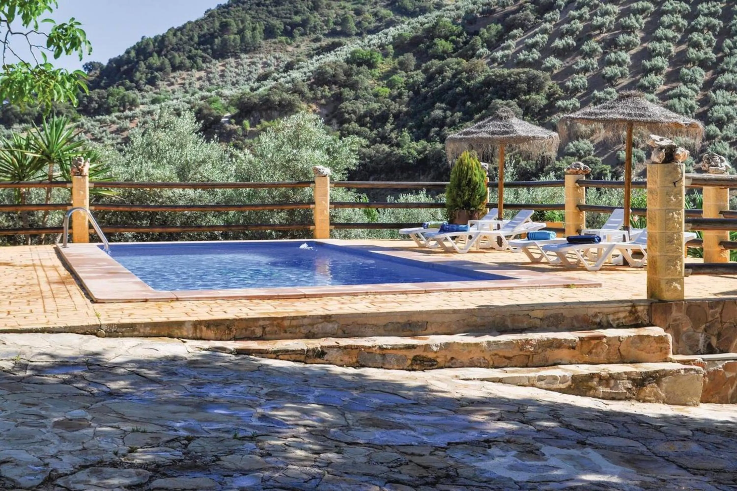 Pool view in Charming Villa in Montefrío with Private Pool
