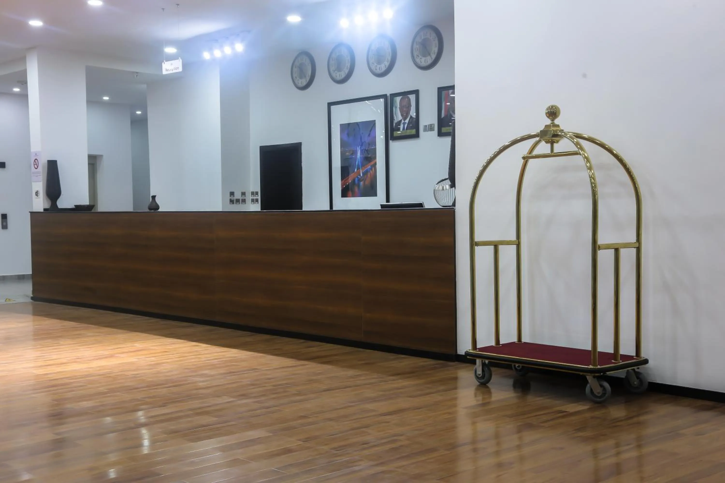 Lobby or reception in BON Hotel Ikeja Residence