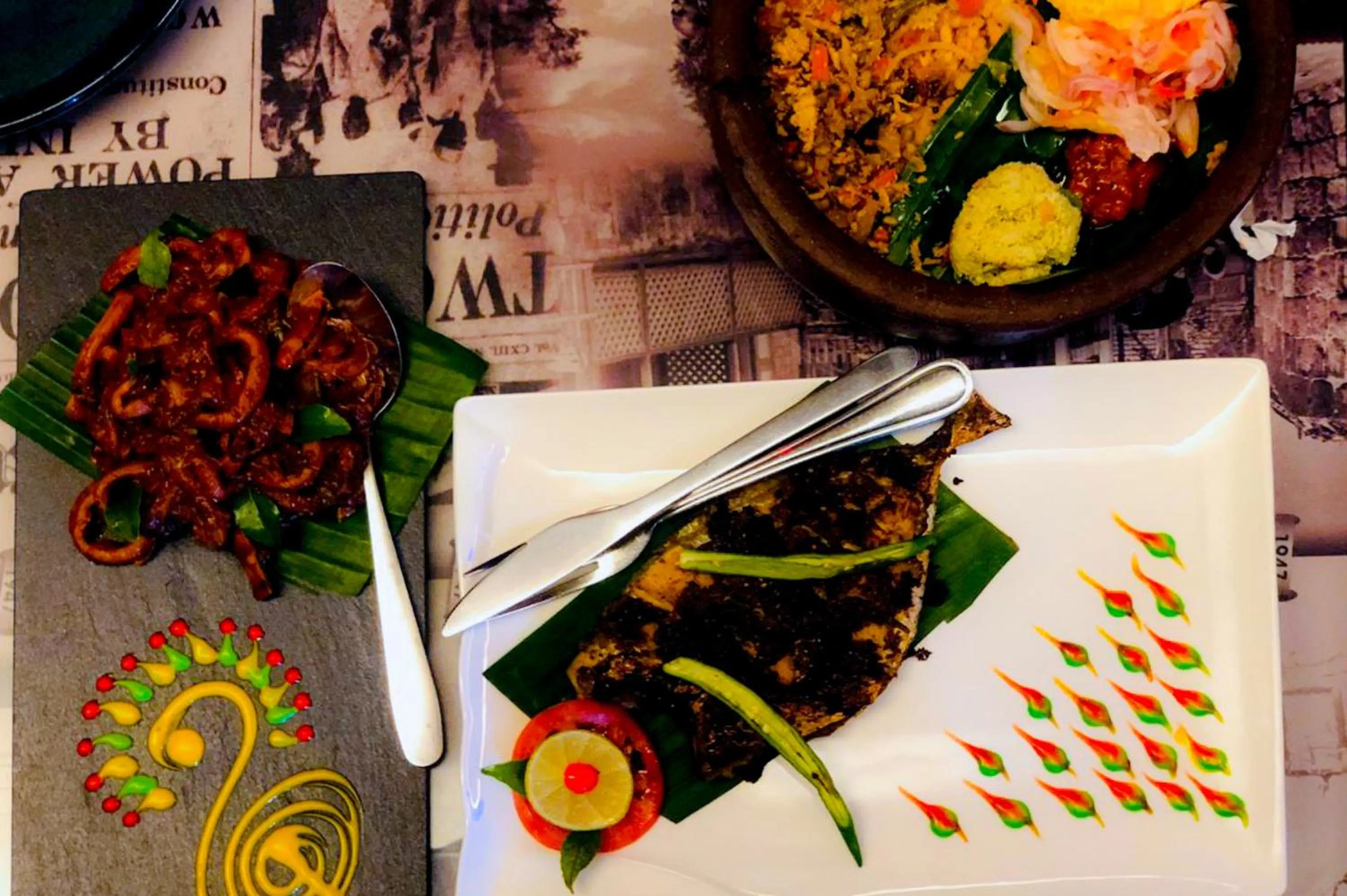 Food and drinks in The Times Hotel