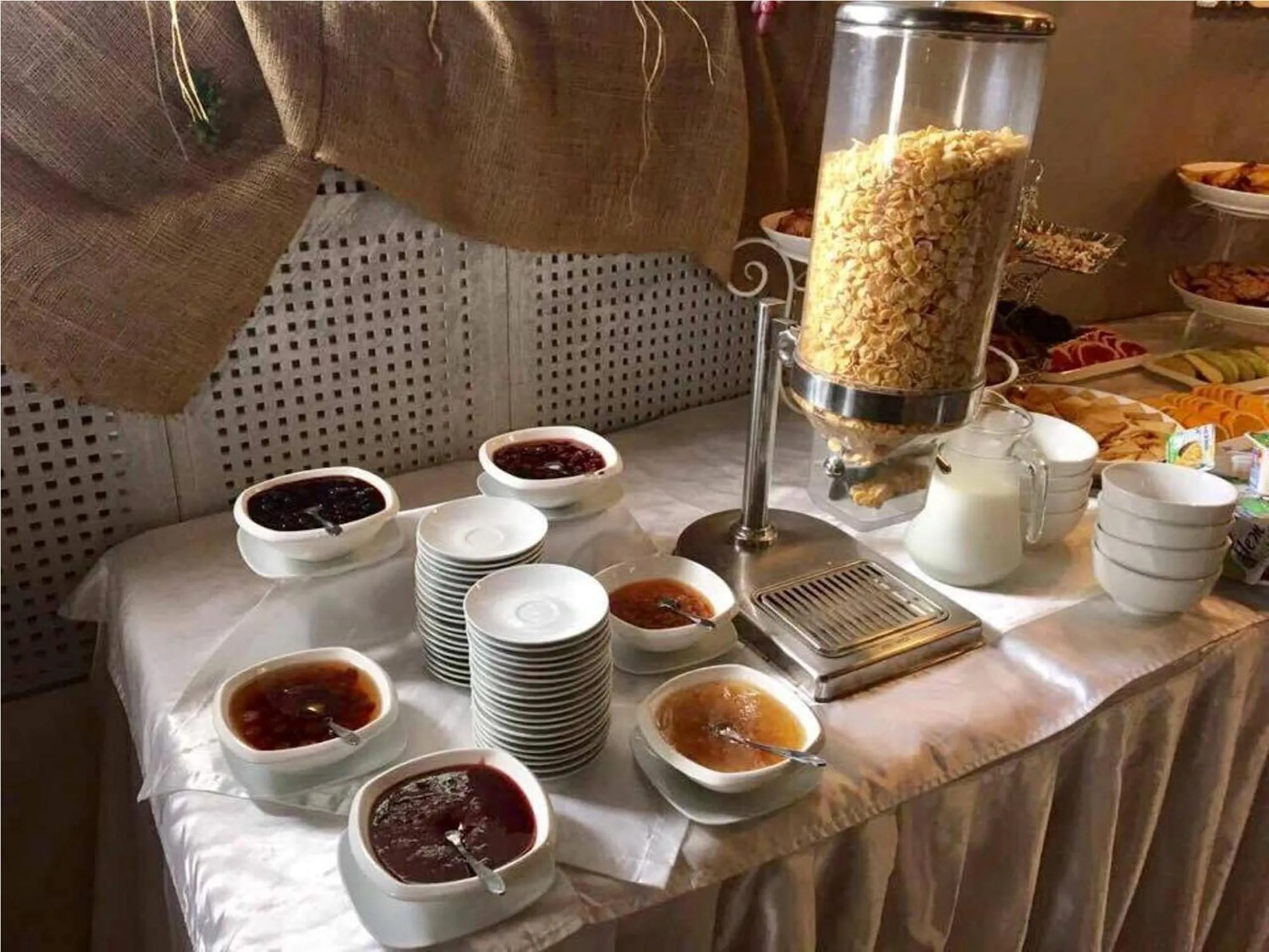 Buffet breakfast in Imperial Palace Hotel Yerevan