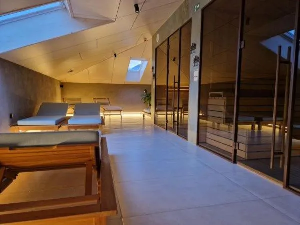 Sauna, Bed in Hotel Dvorec