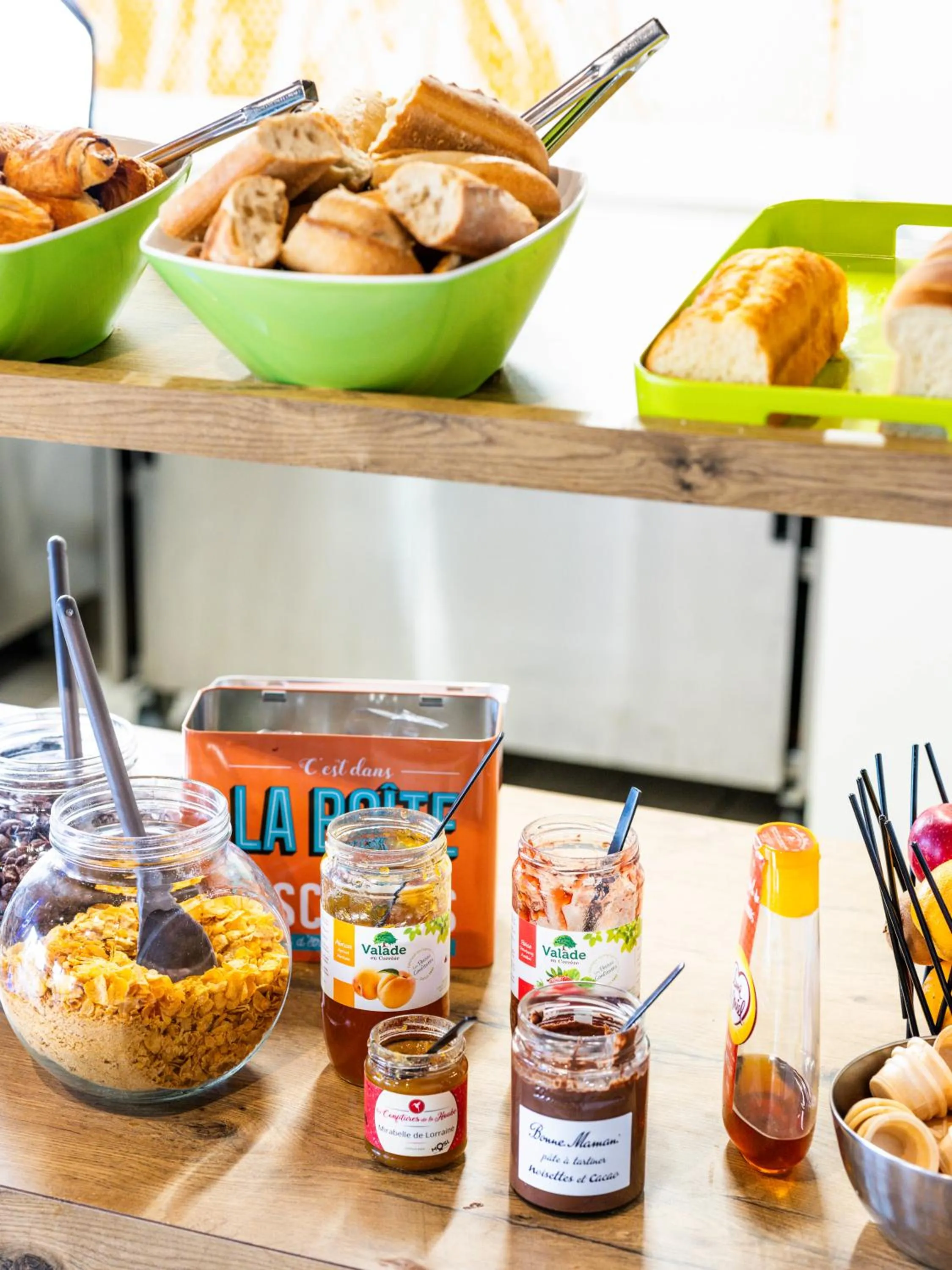 Buffet breakfast in Ibis Budget Sarrebourg Buhl