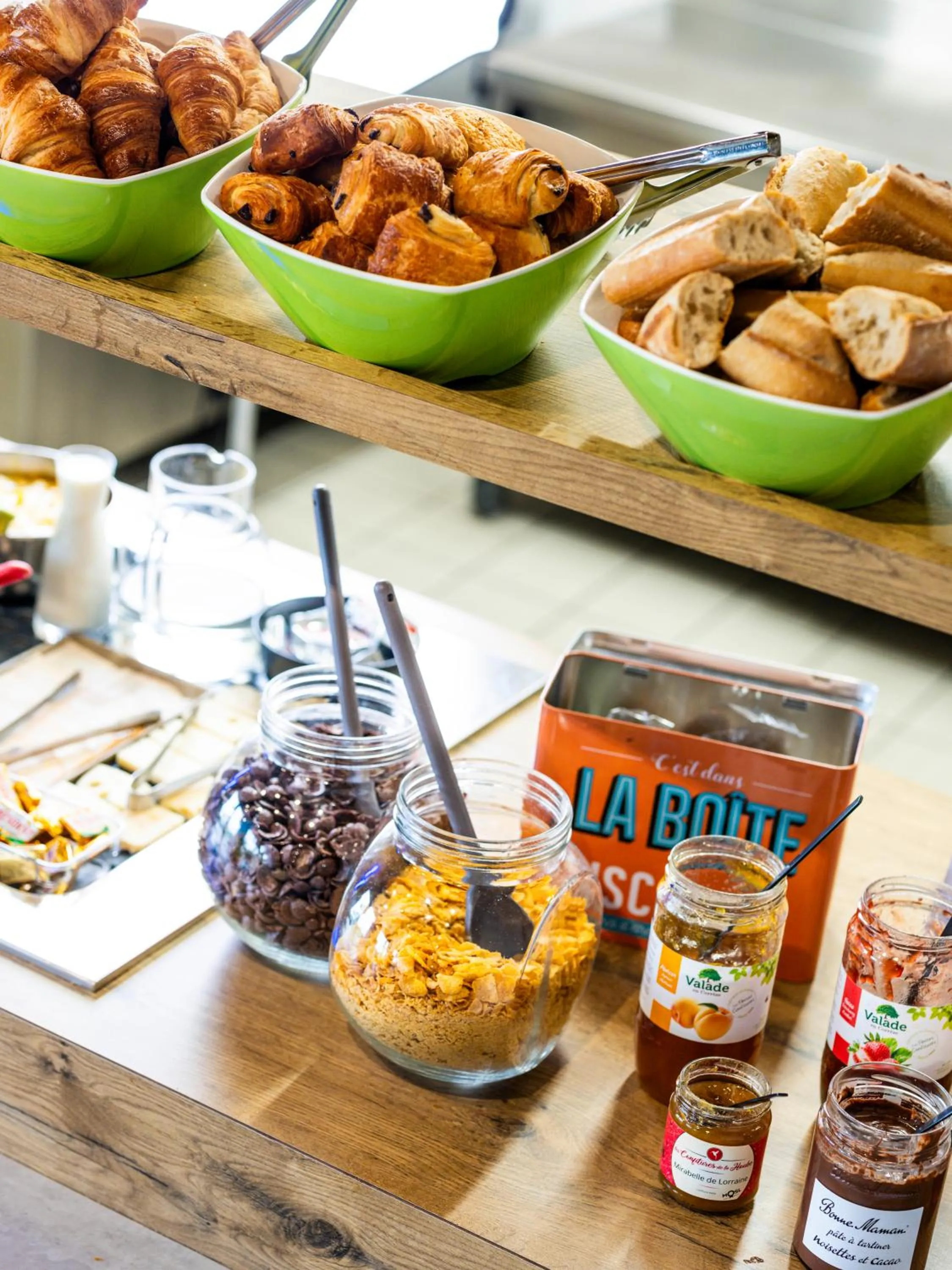 Buffet breakfast in Ibis Budget Sarrebourg Buhl