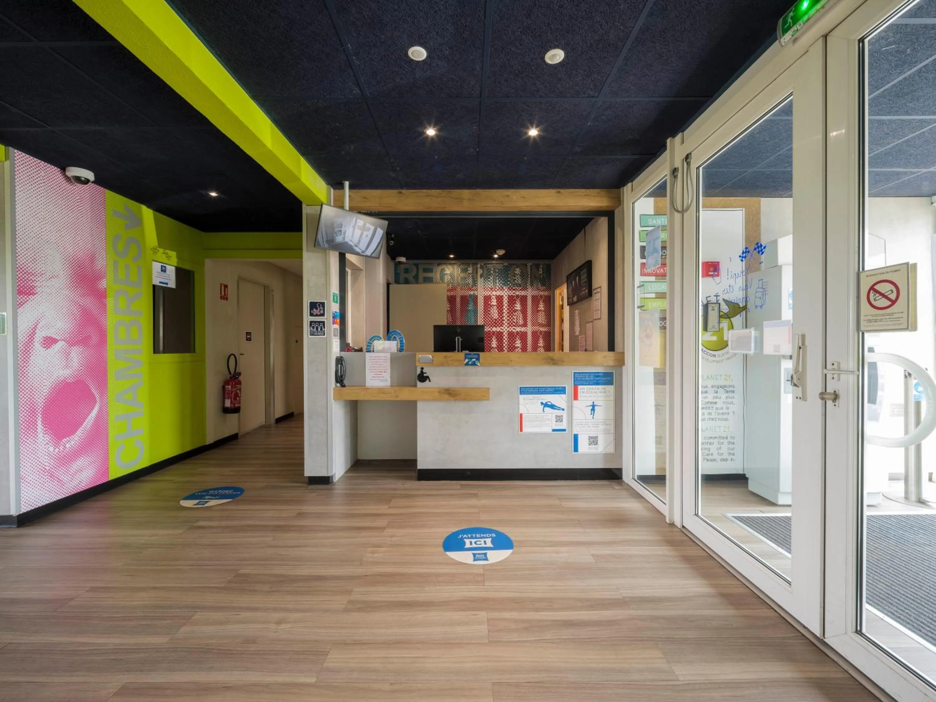 Lobby or reception in Ibis Budget Sarrebourg Buhl