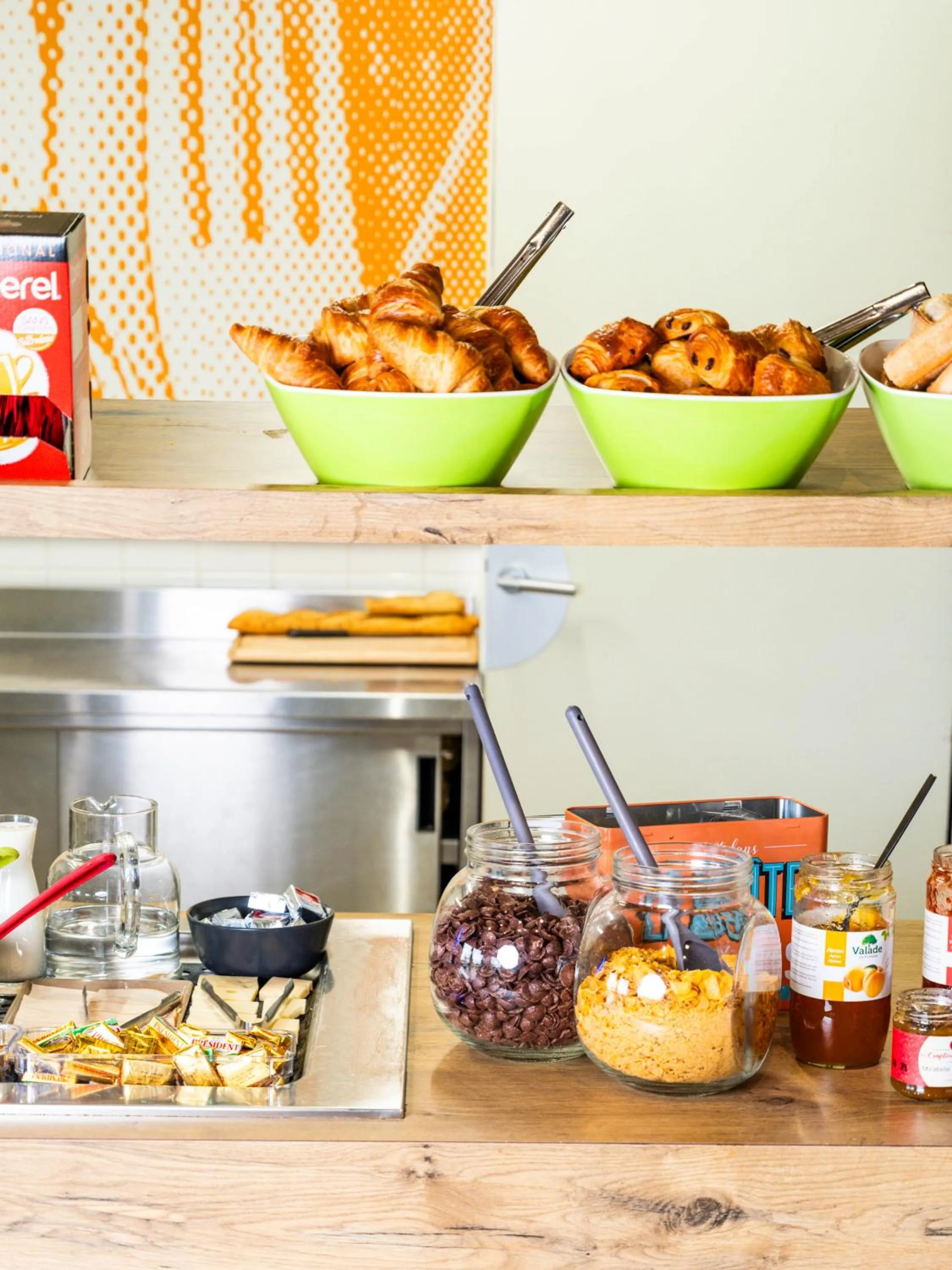 Buffet breakfast in Ibis Budget Sarrebourg Buhl