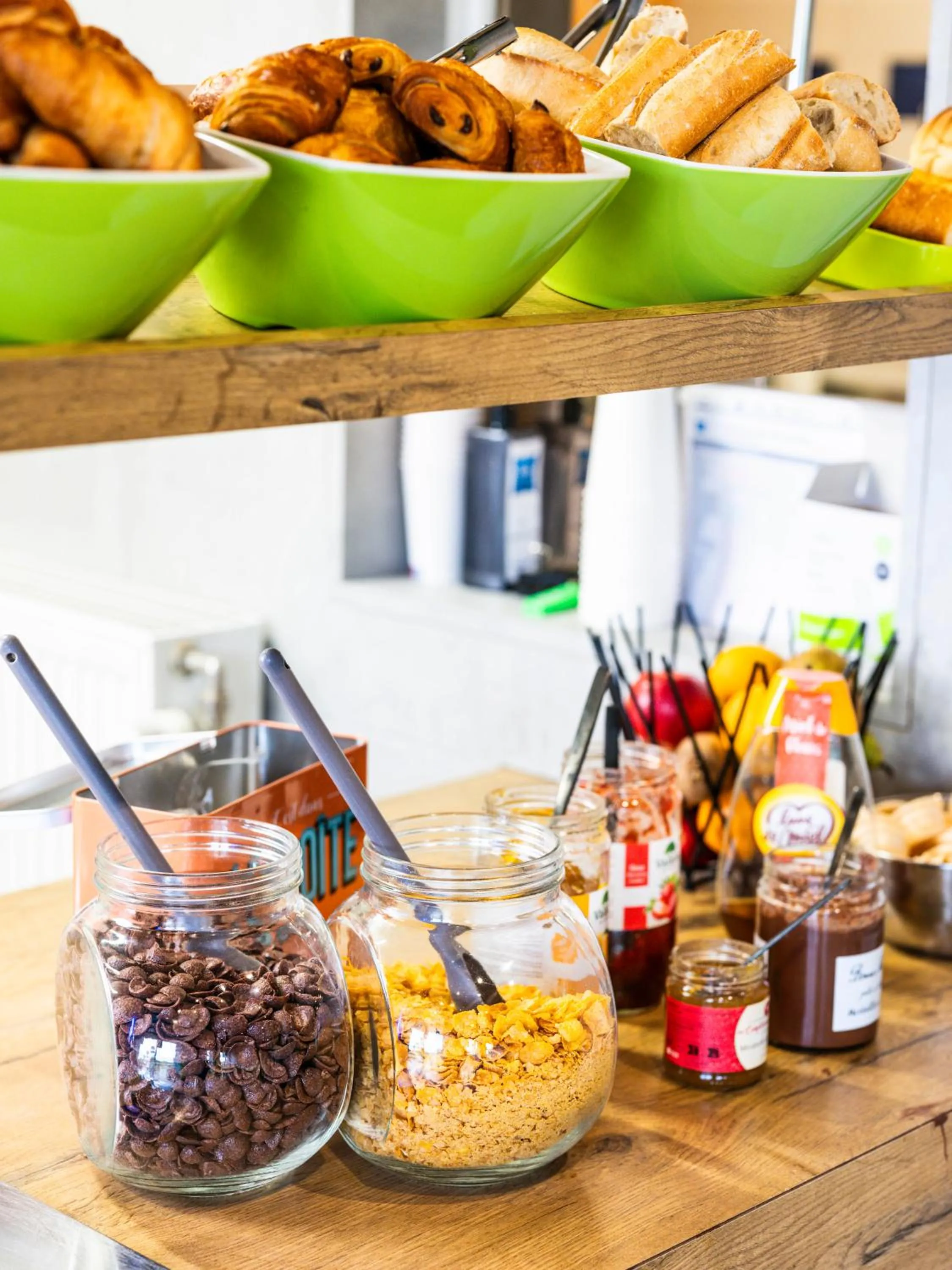 Buffet breakfast in Ibis Budget Sarrebourg Buhl