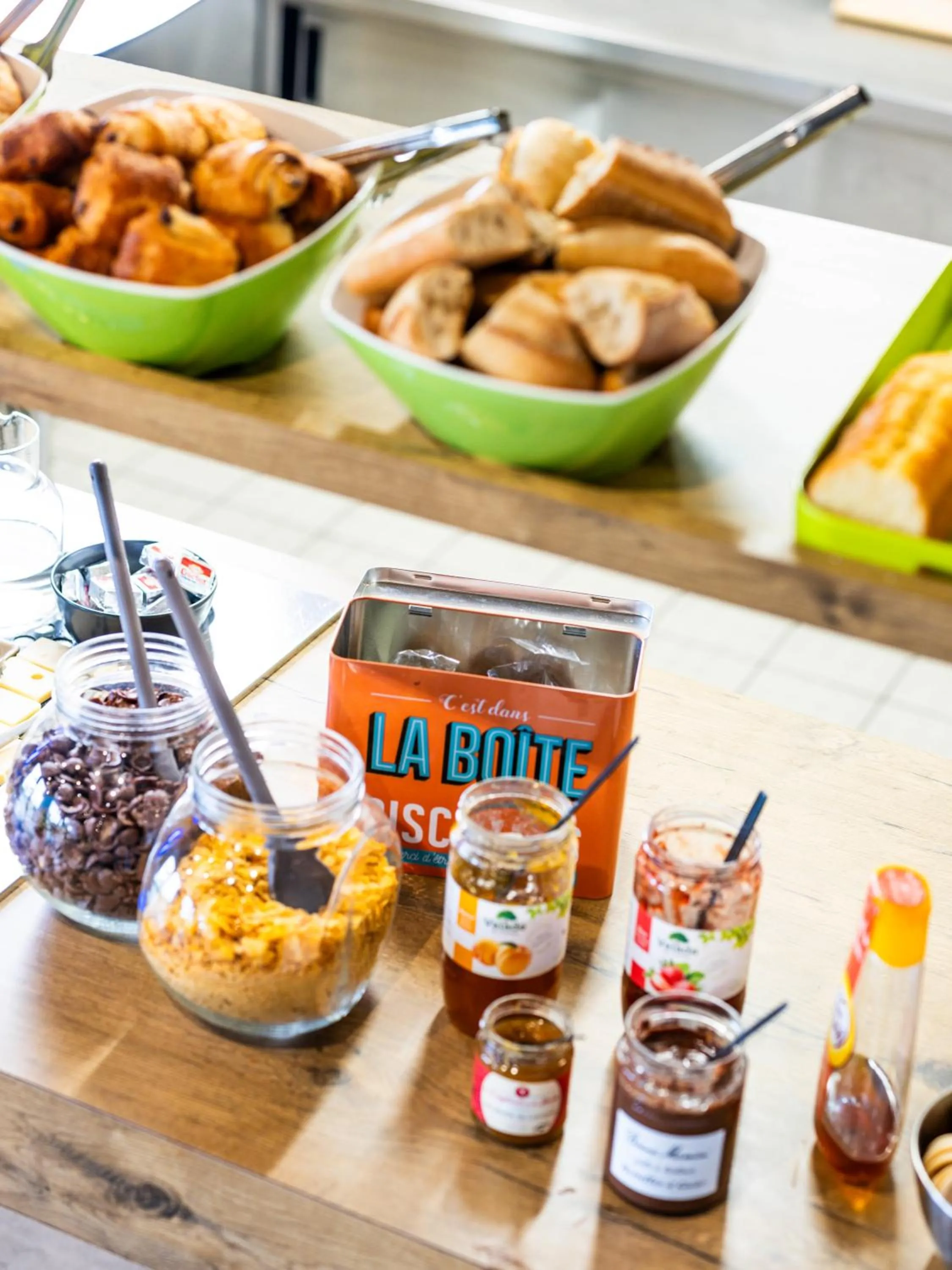 Buffet breakfast in Ibis Budget Sarrebourg Buhl