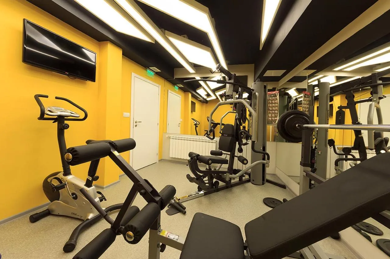 Fitness centre/facilities in Agusta Hotel, Garden & SPA