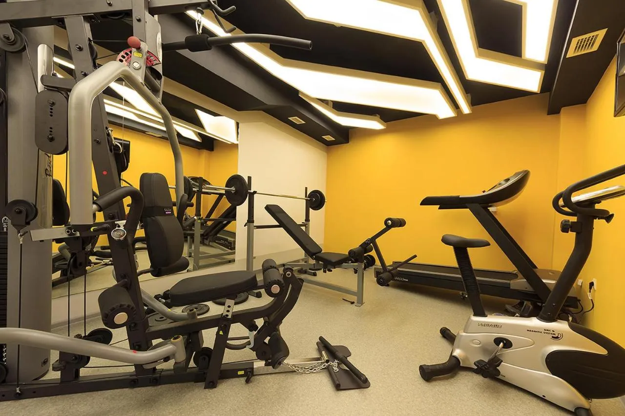 Fitness centre/facilities in Agusta Hotel, Garden & SPA