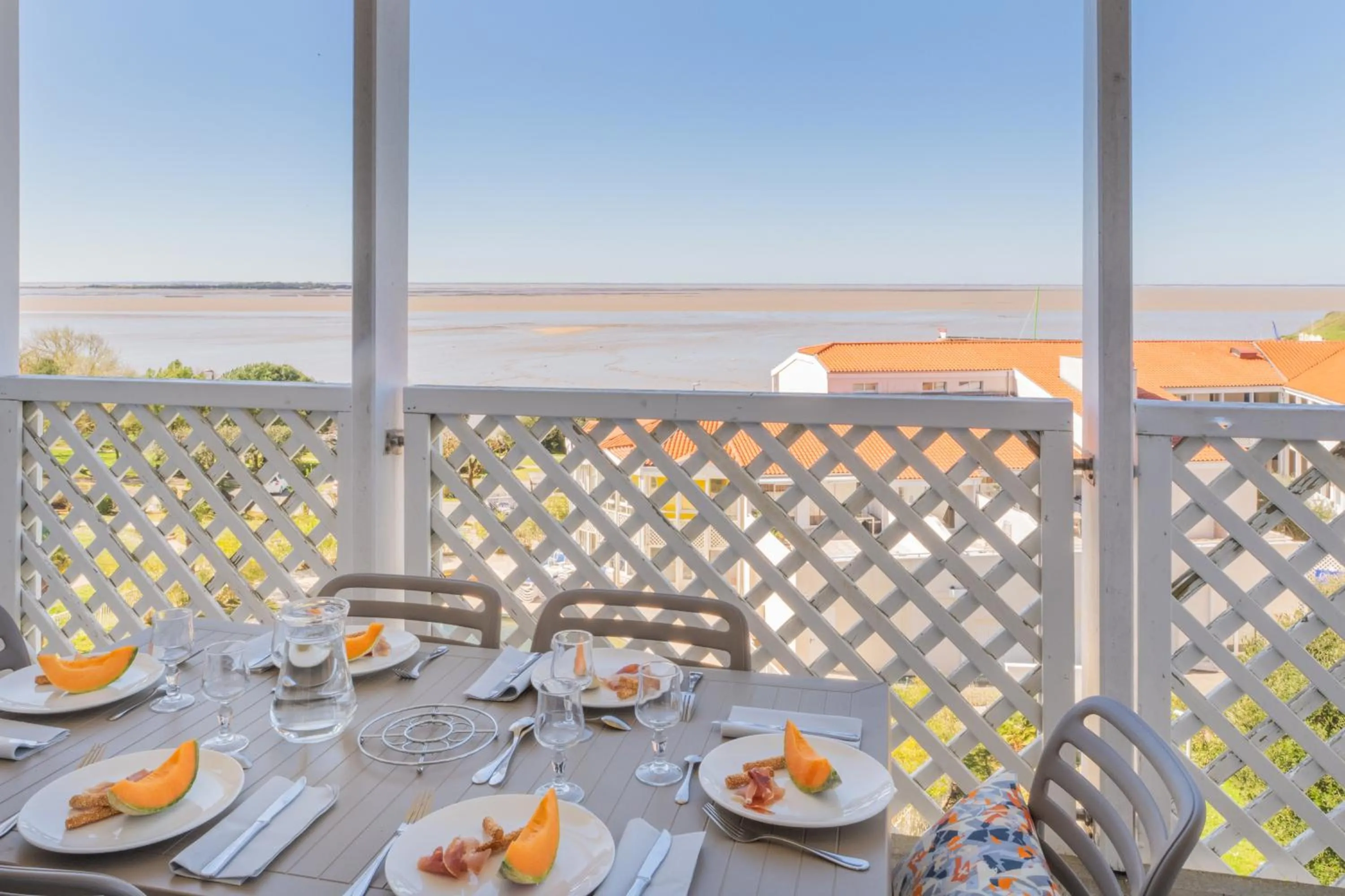 Balcony/Terrace in Résidence Odalys Les Terrasses de Fort Boyard