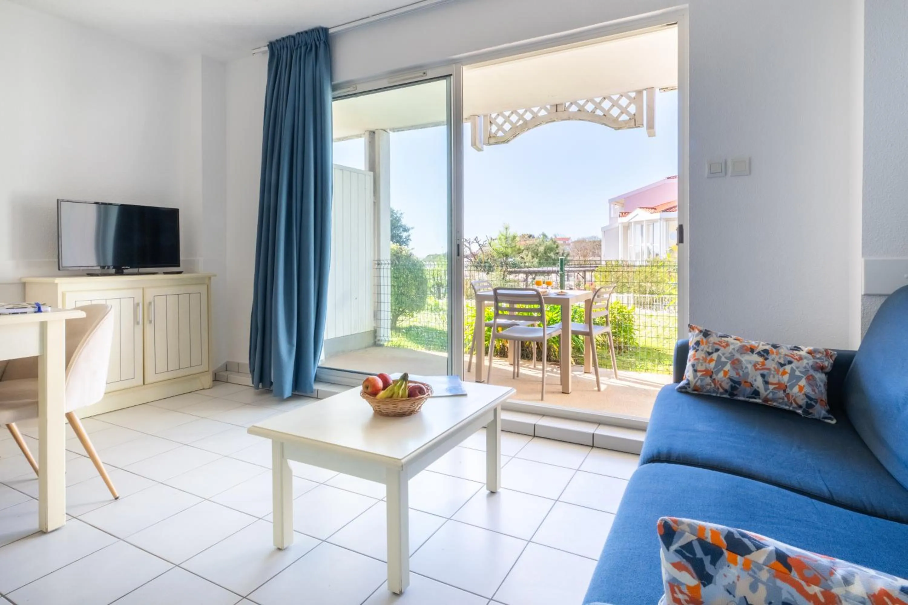 Living room in Résidence Odalys Les Terrasses de Fort Boyard