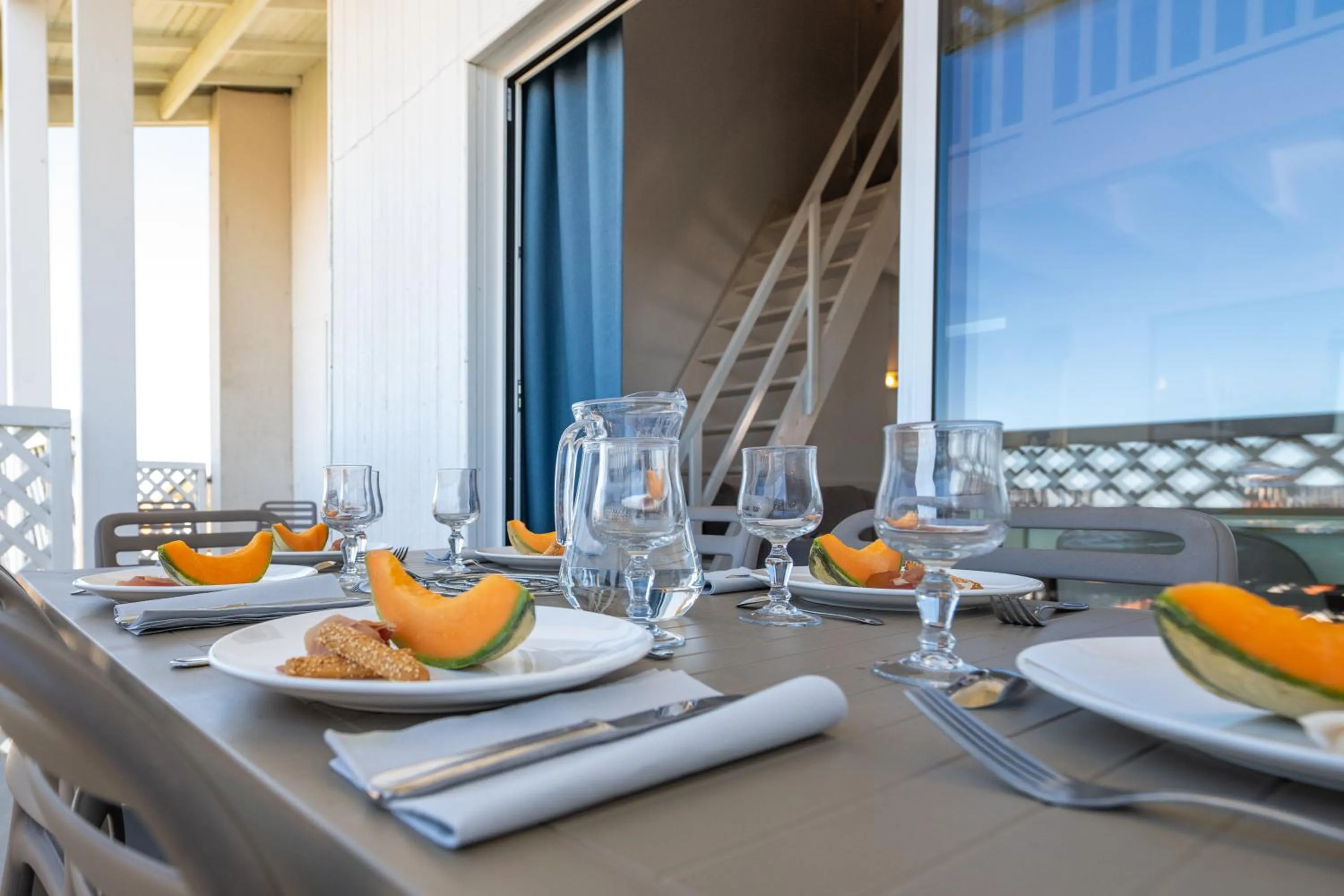 Balcony/Terrace in Résidence Odalys Les Terrasses de Fort Boyard