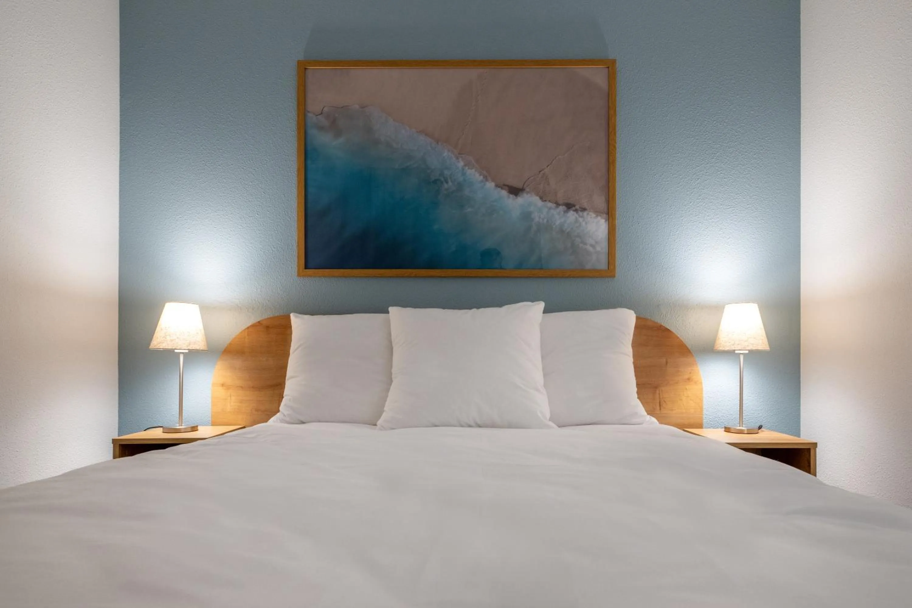 Bed in Résidence Odalys Les Terrasses de Fort Boyard