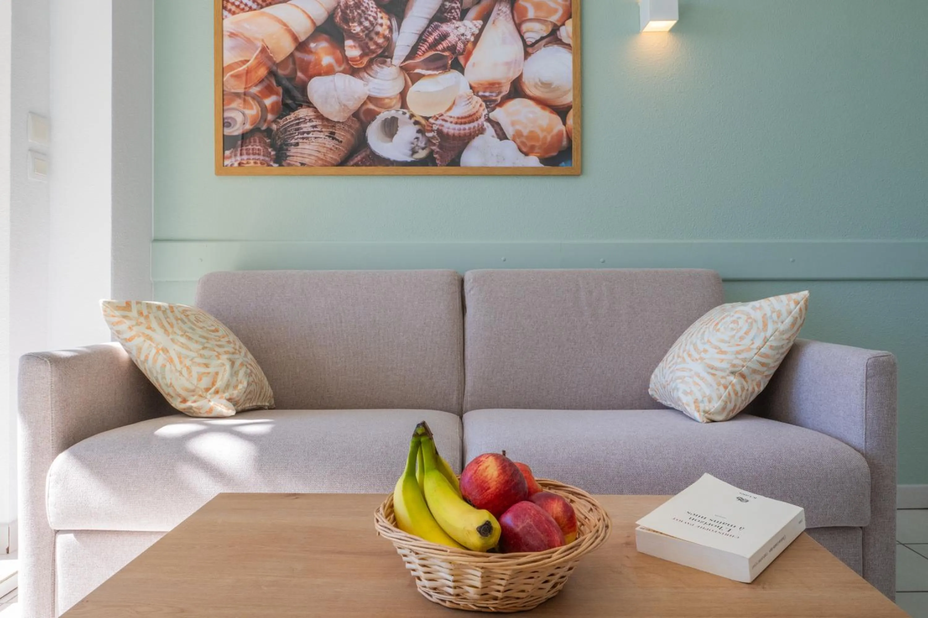 Living room in Résidence Odalys Les Terrasses de Fort Boyard