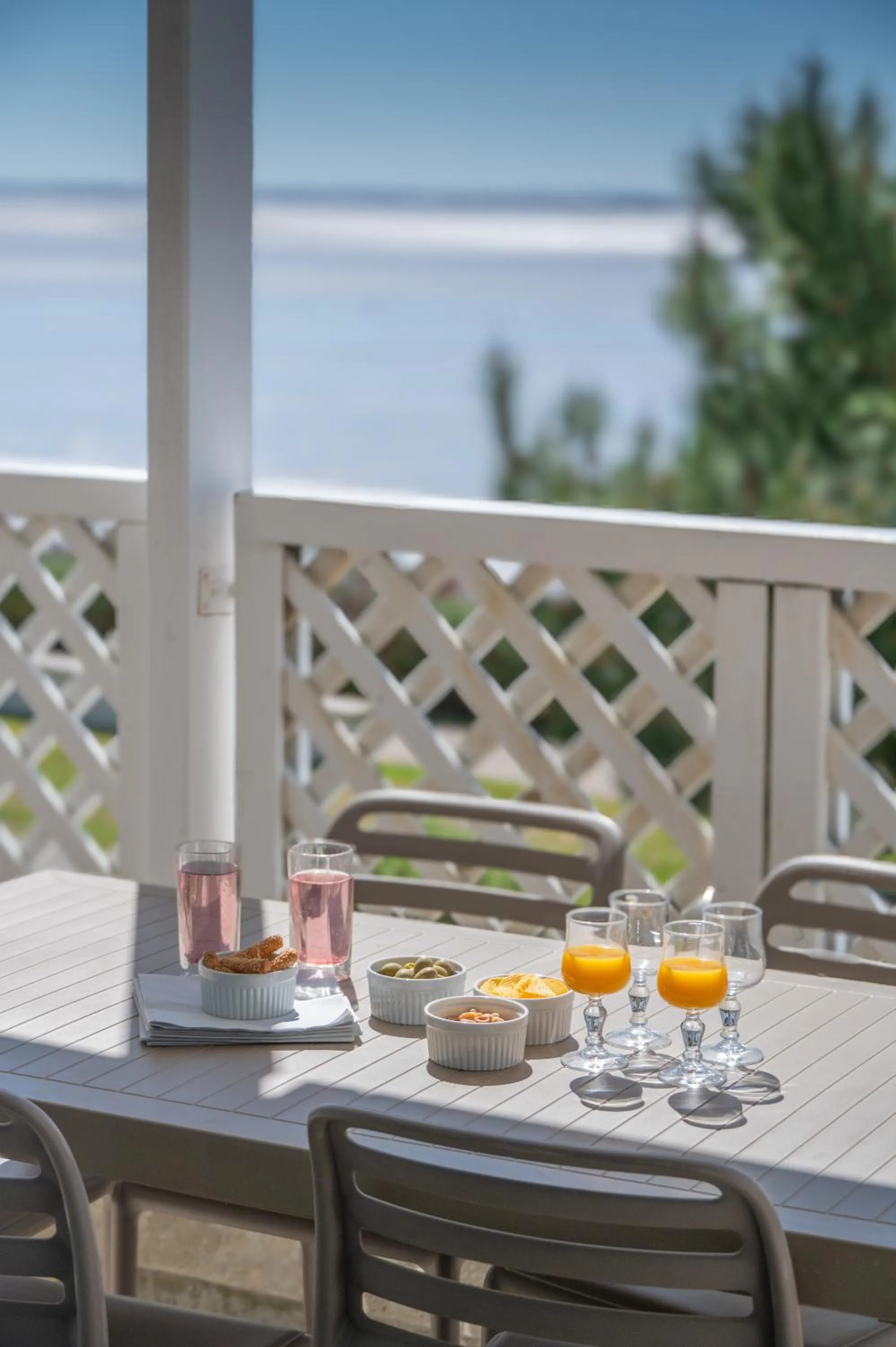 Balcony/Terrace in Résidence Odalys Les Terrasses de Fort Boyard