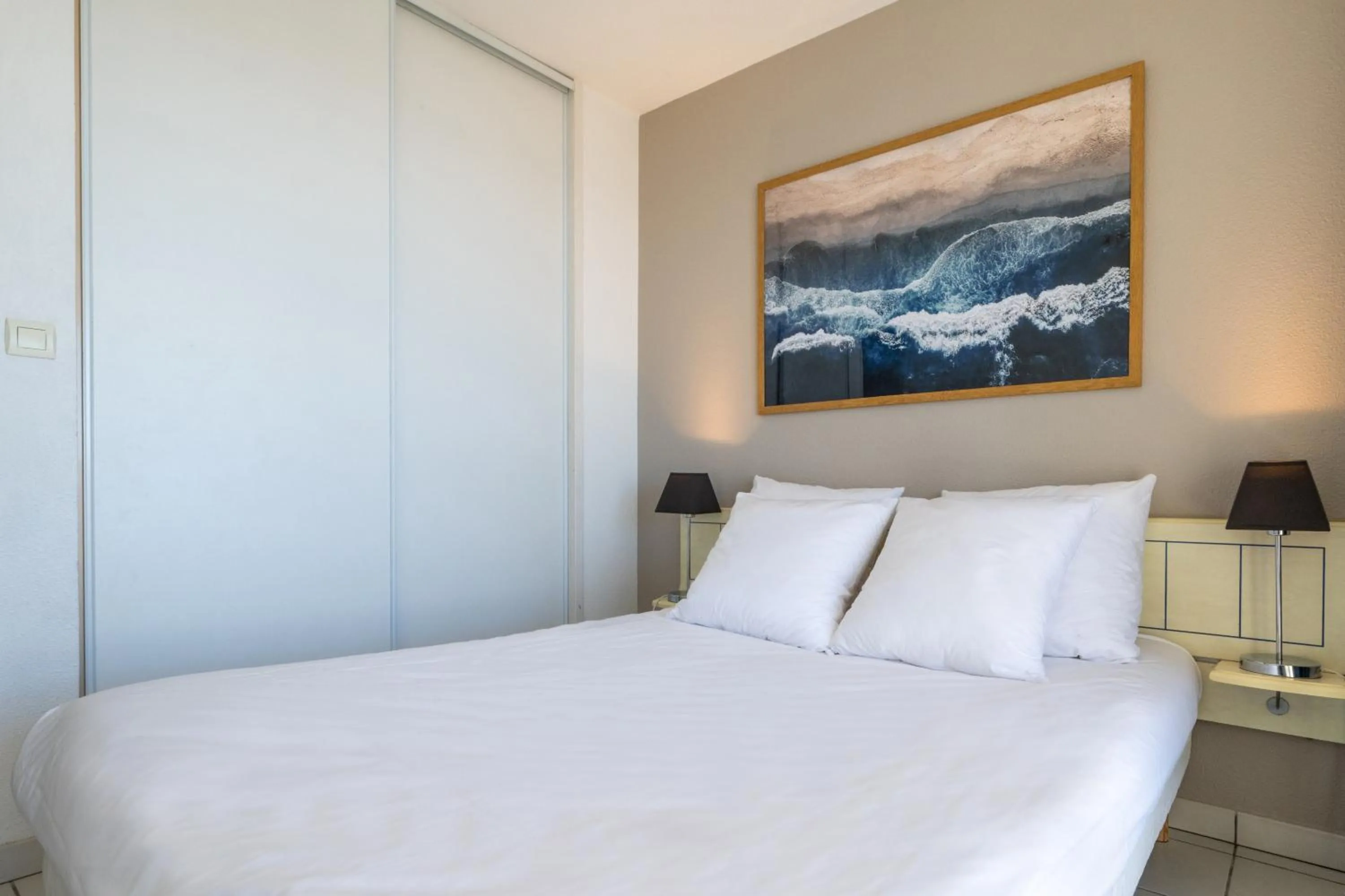 Bed in Résidence Odalys Les Terrasses de Fort Boyard