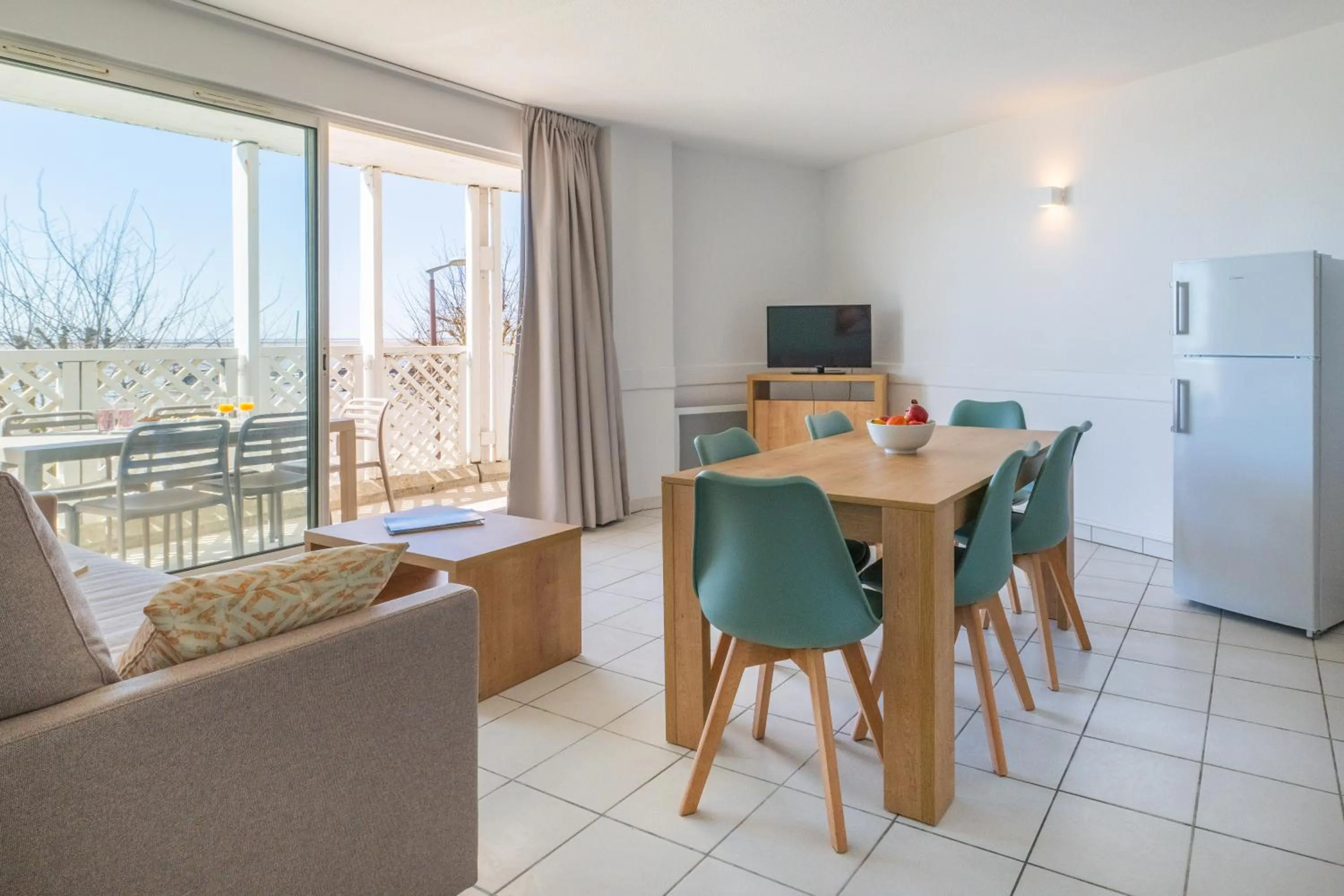 Living room in Résidence Odalys Les Terrasses de Fort Boyard