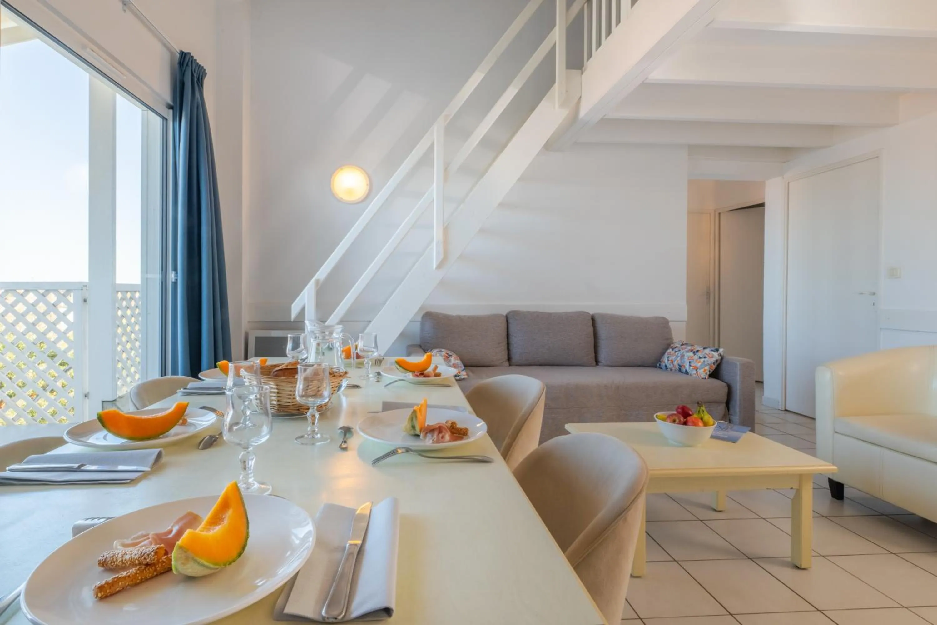 Living room in Résidence Odalys Les Terrasses de Fort Boyard