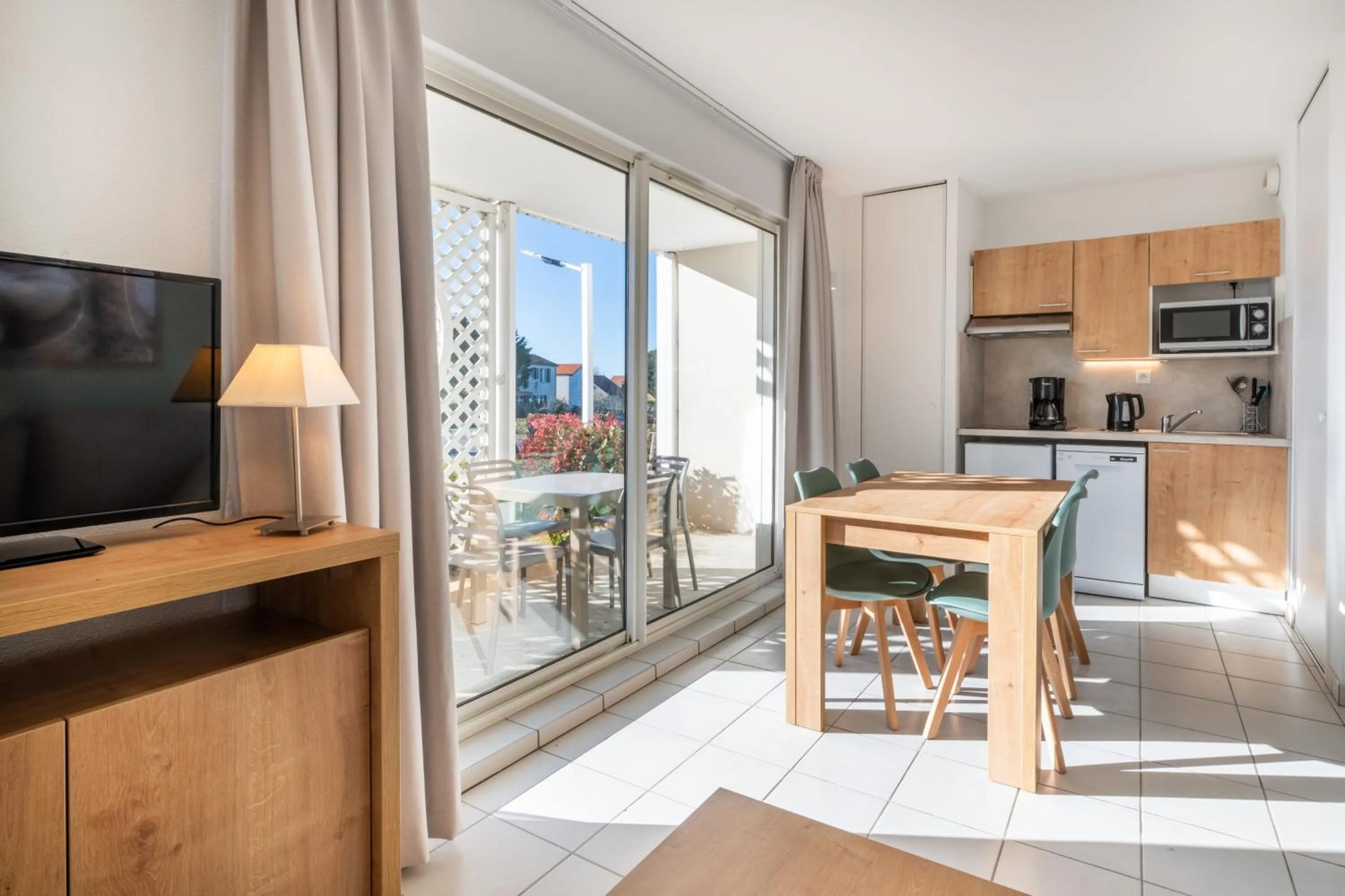 Seating area in Résidence Odalys Les Terrasses de Fort Boyard