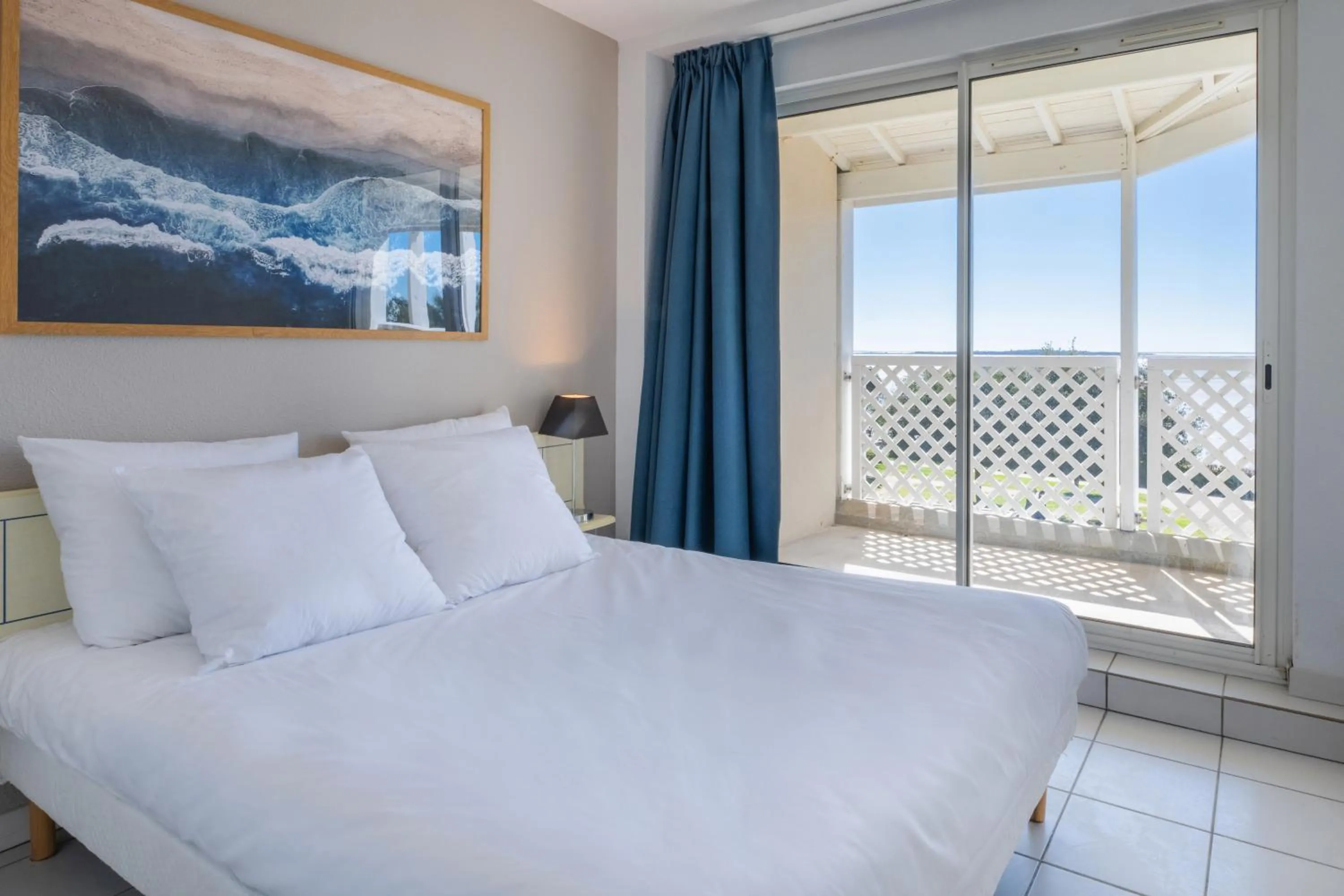 Bed in Résidence Odalys Les Terrasses de Fort Boyard