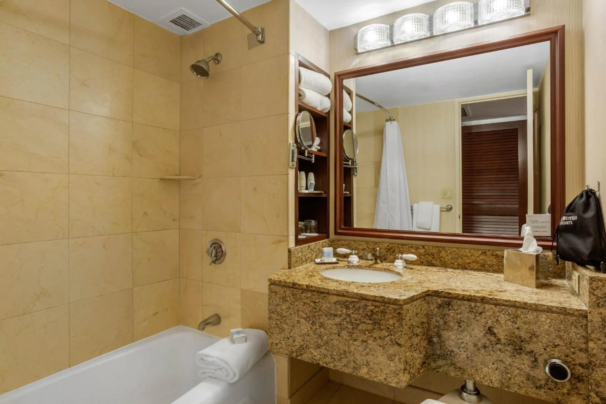 Bathroom in Omni New Haven Hotel at Yale